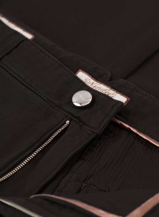 Chino en coton et cachemire