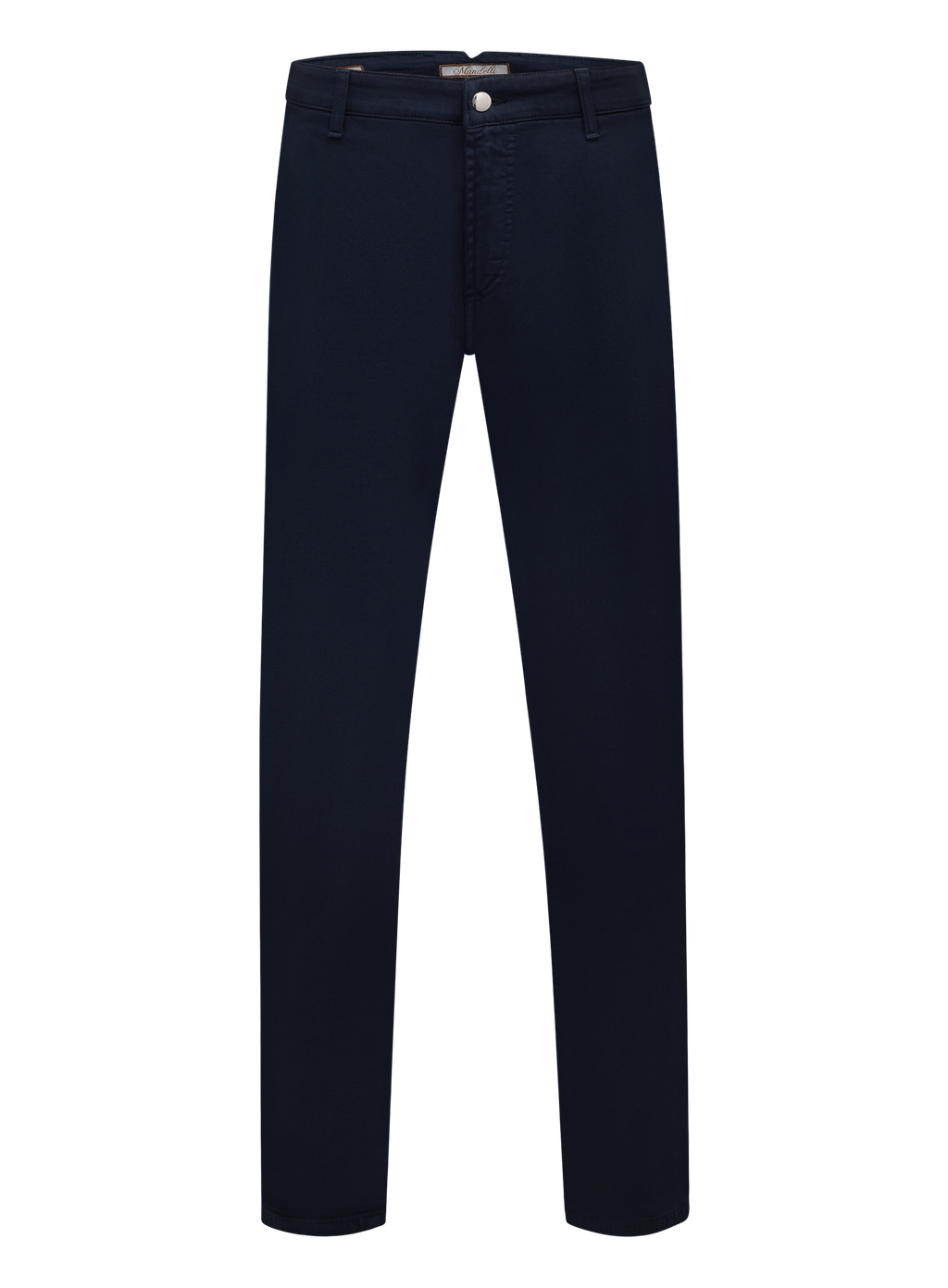 Chino in katoen cashmere | BLUE NAVY