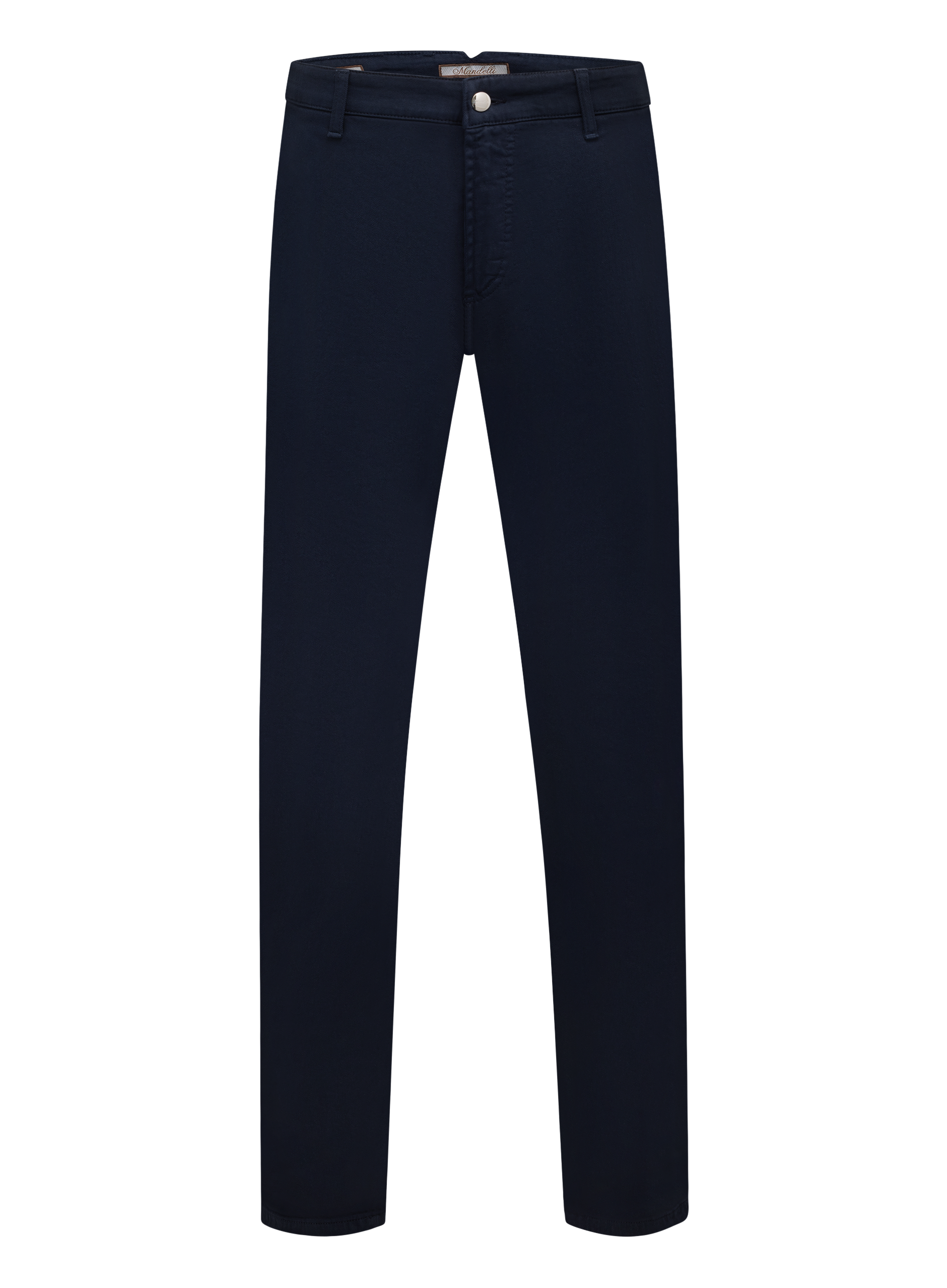 Chino in katoen cashmere | BLUE NAVY