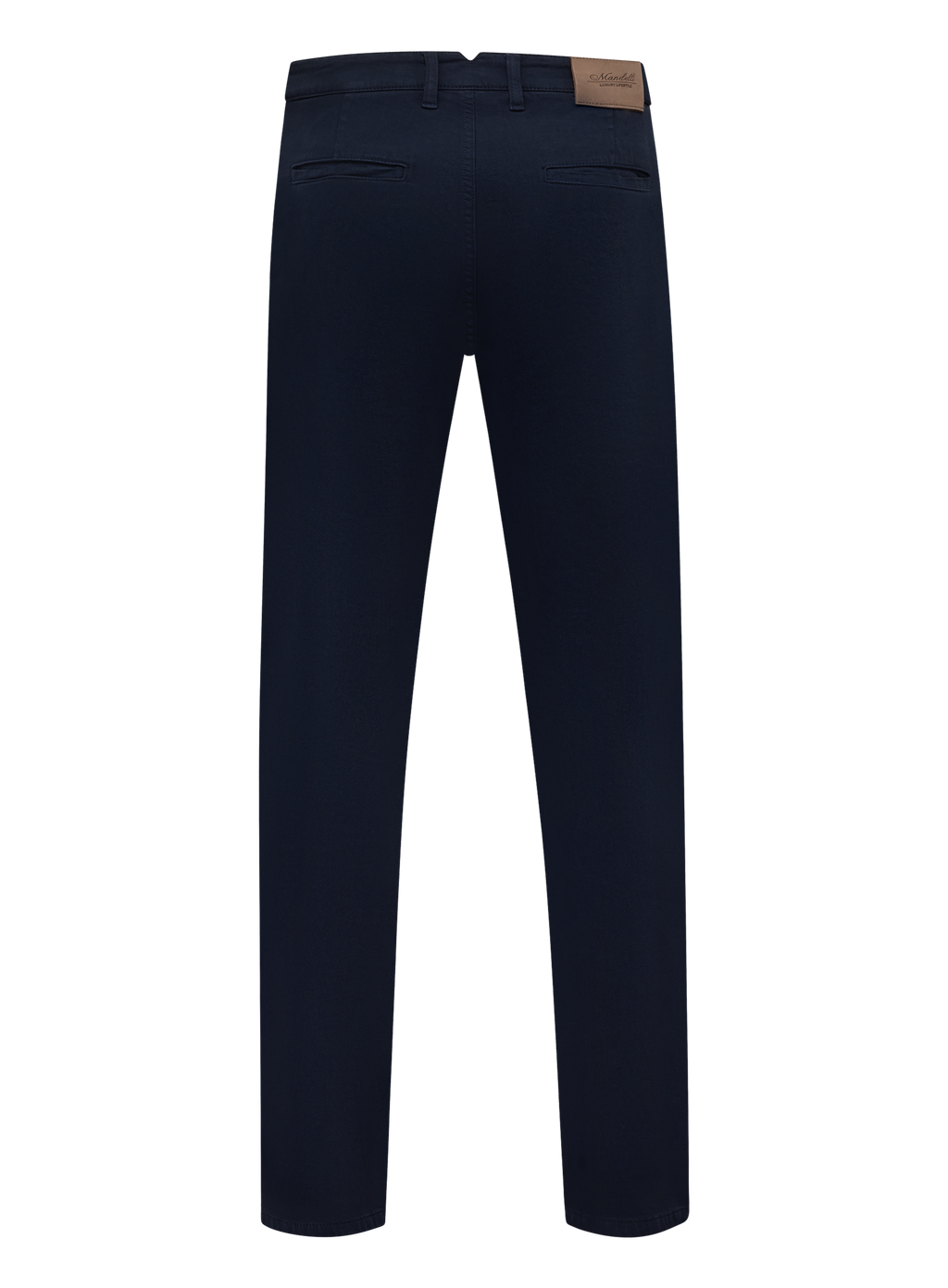 Chino in katoen cashmere | BLUE NAVY