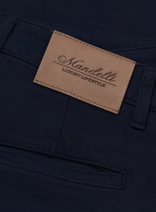 Chino in katoen cashmere