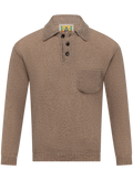 Polo in wol | TAUPE