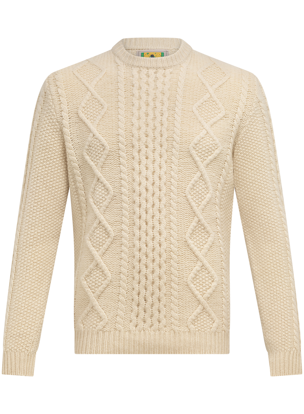 Kabeltrui in wol | L.Beige