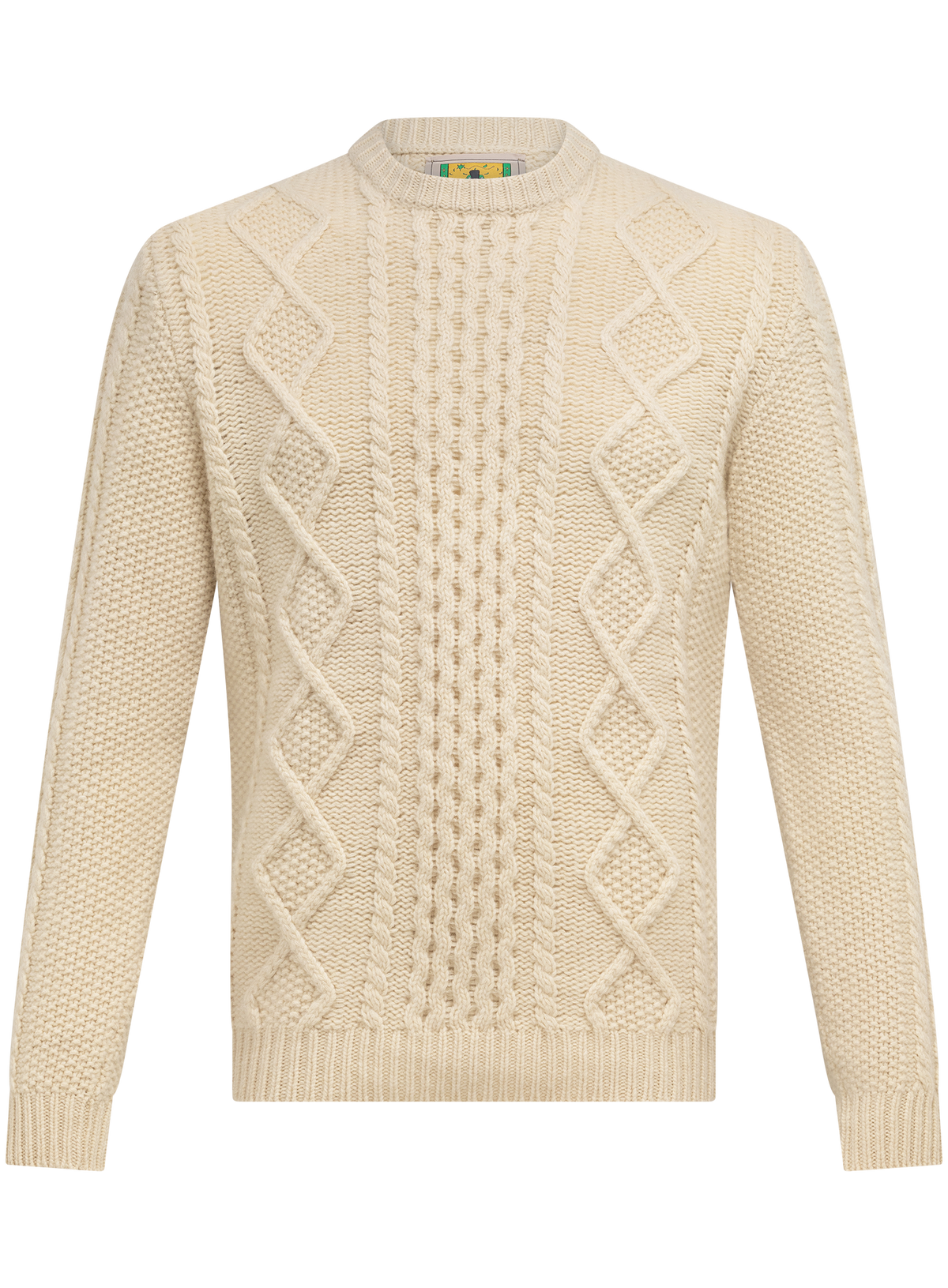 Kabeltrui in wol | L.Beige