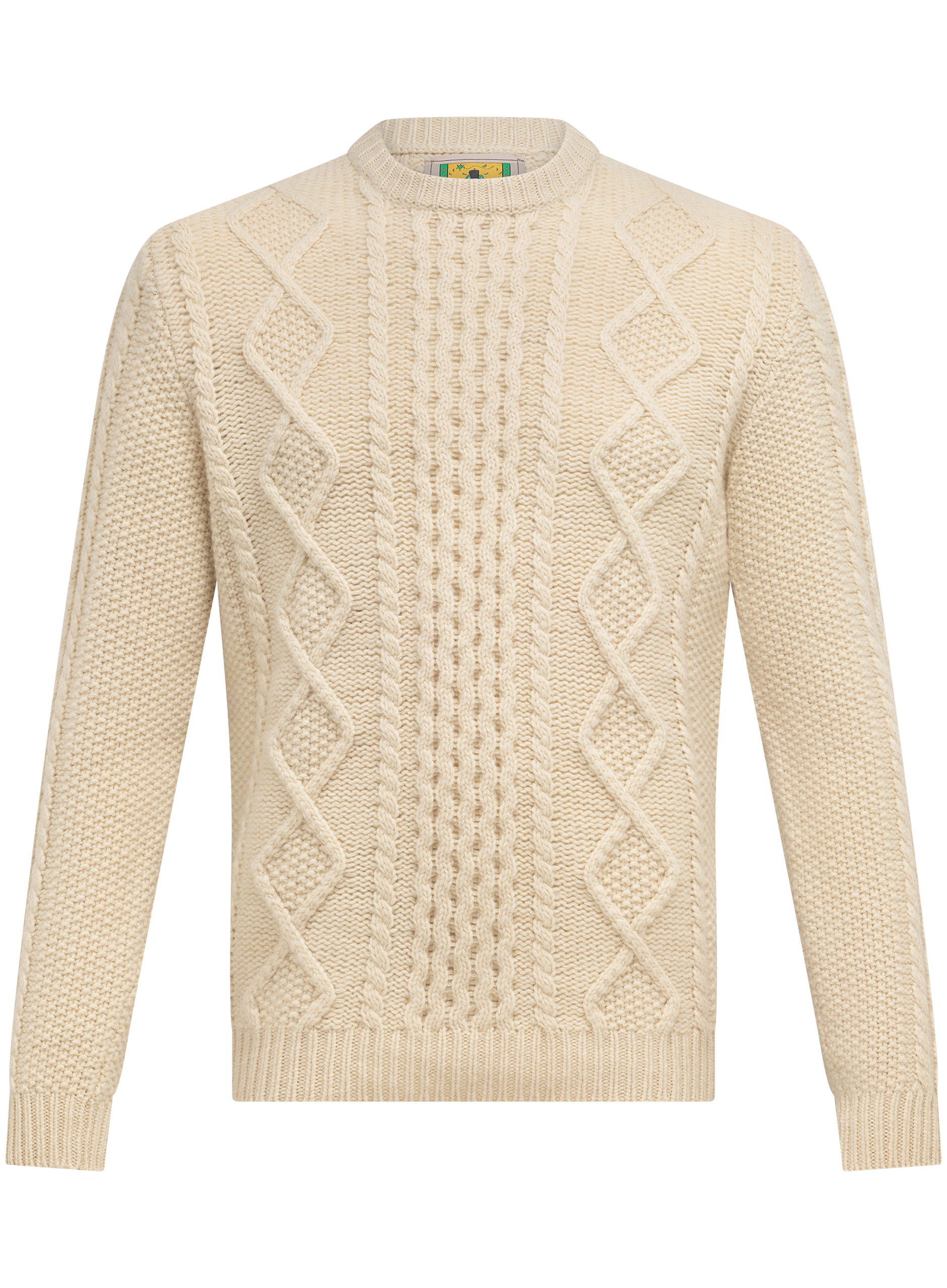 Kabeltrui in wol | L.Beige