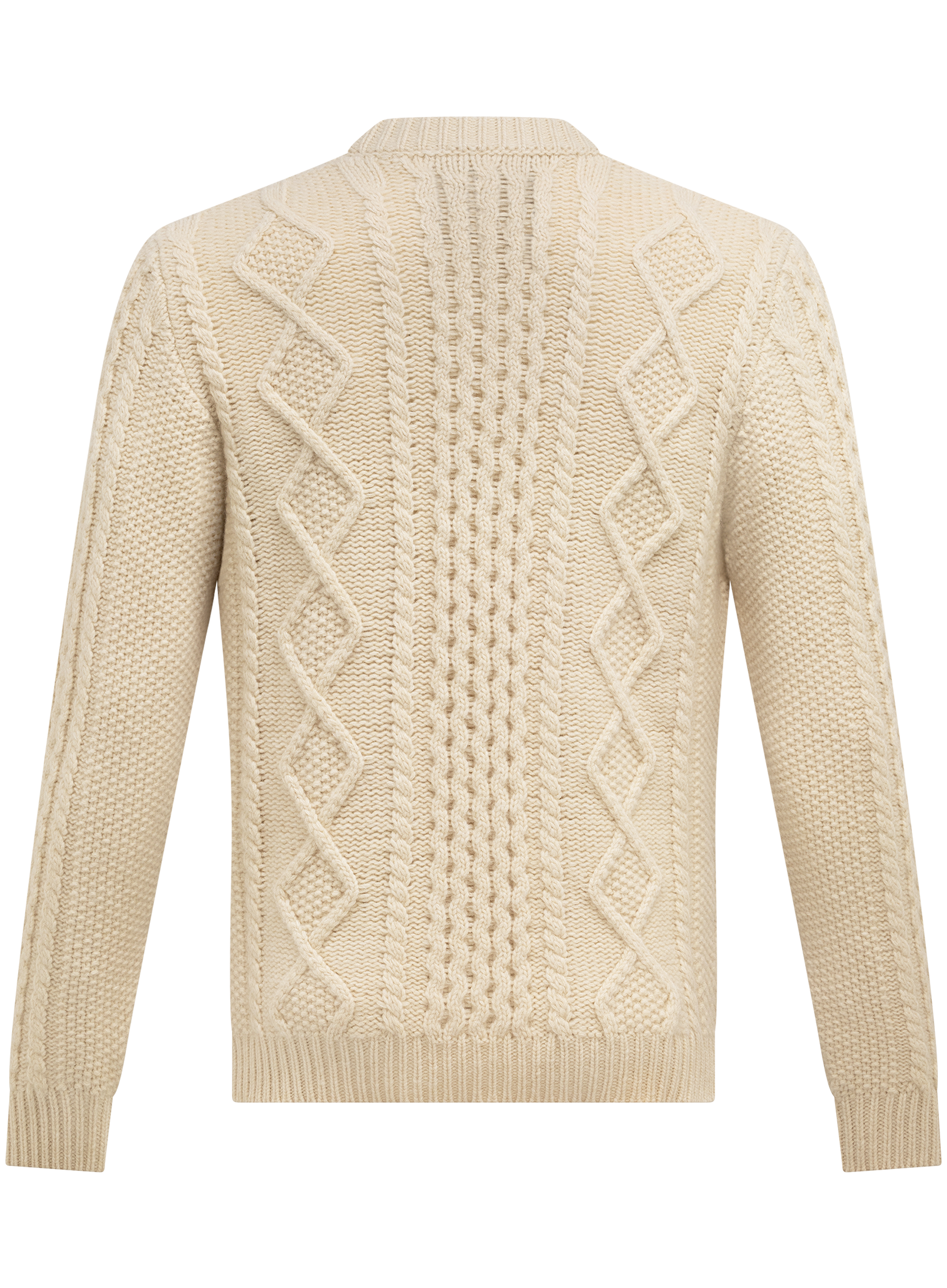 Kabeltrui in wol | L.Beige