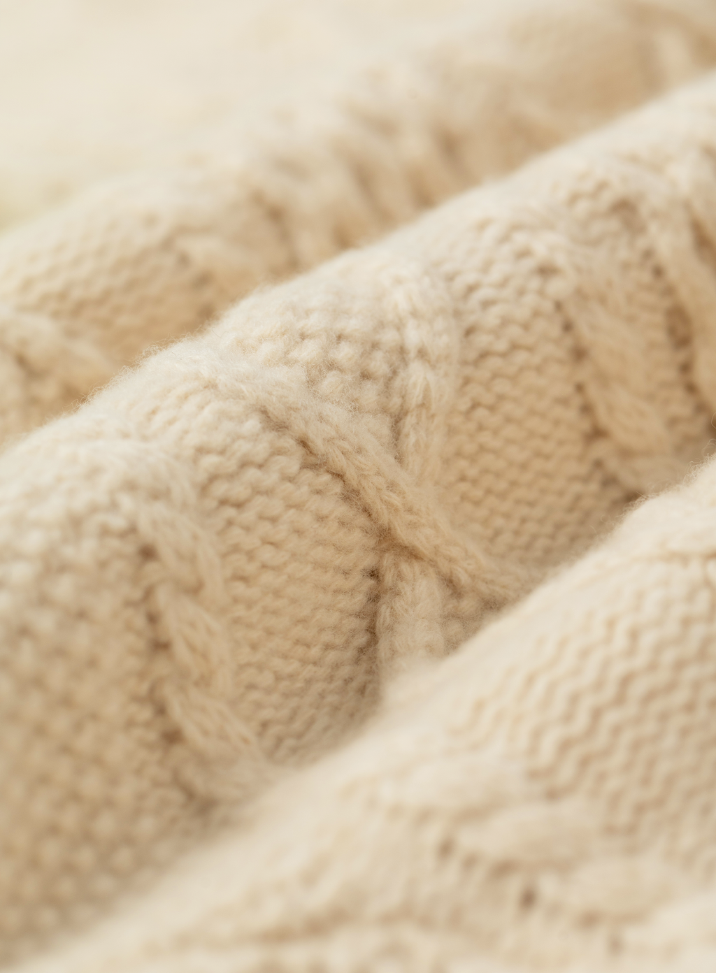 Kabeltrui in wol | FULL_WIDTH | L.Beige