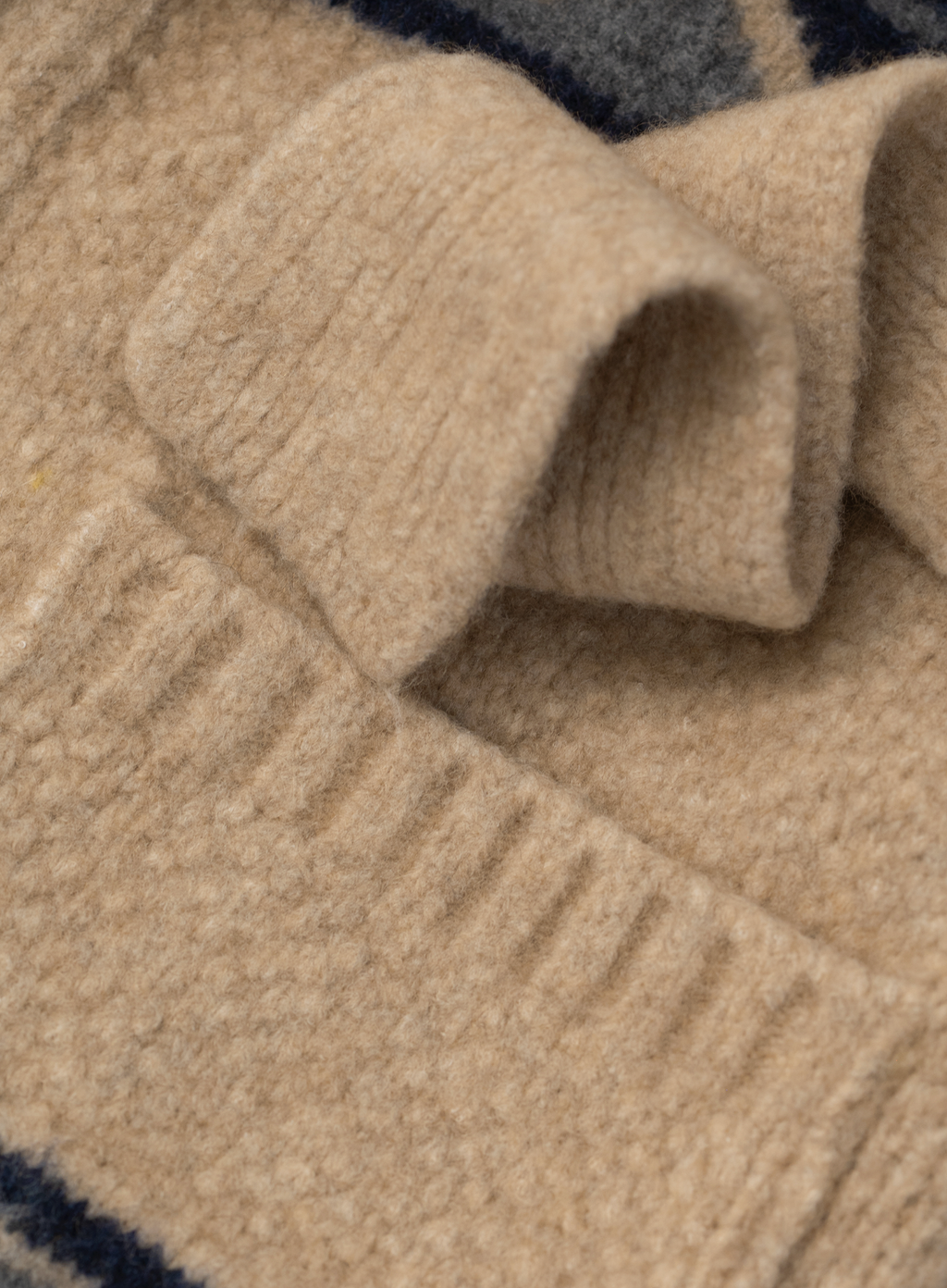 Vest shawlkraag in wol stretch | FULL_WIDTH | Beige
