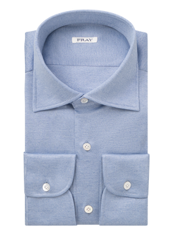 Camicia uomo in lana | Blauw