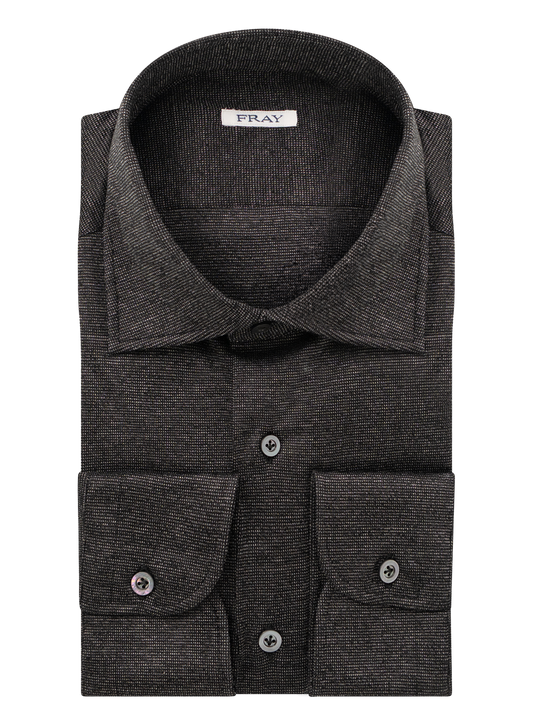 Mélange cotton shirt