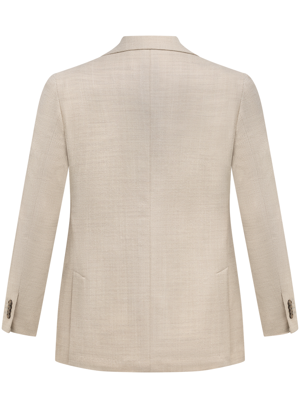 Colbert in wol zijde | Beige