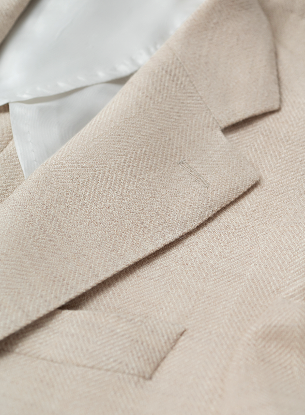 Colbert in wol zijde | FULL_WIDTH | Beige