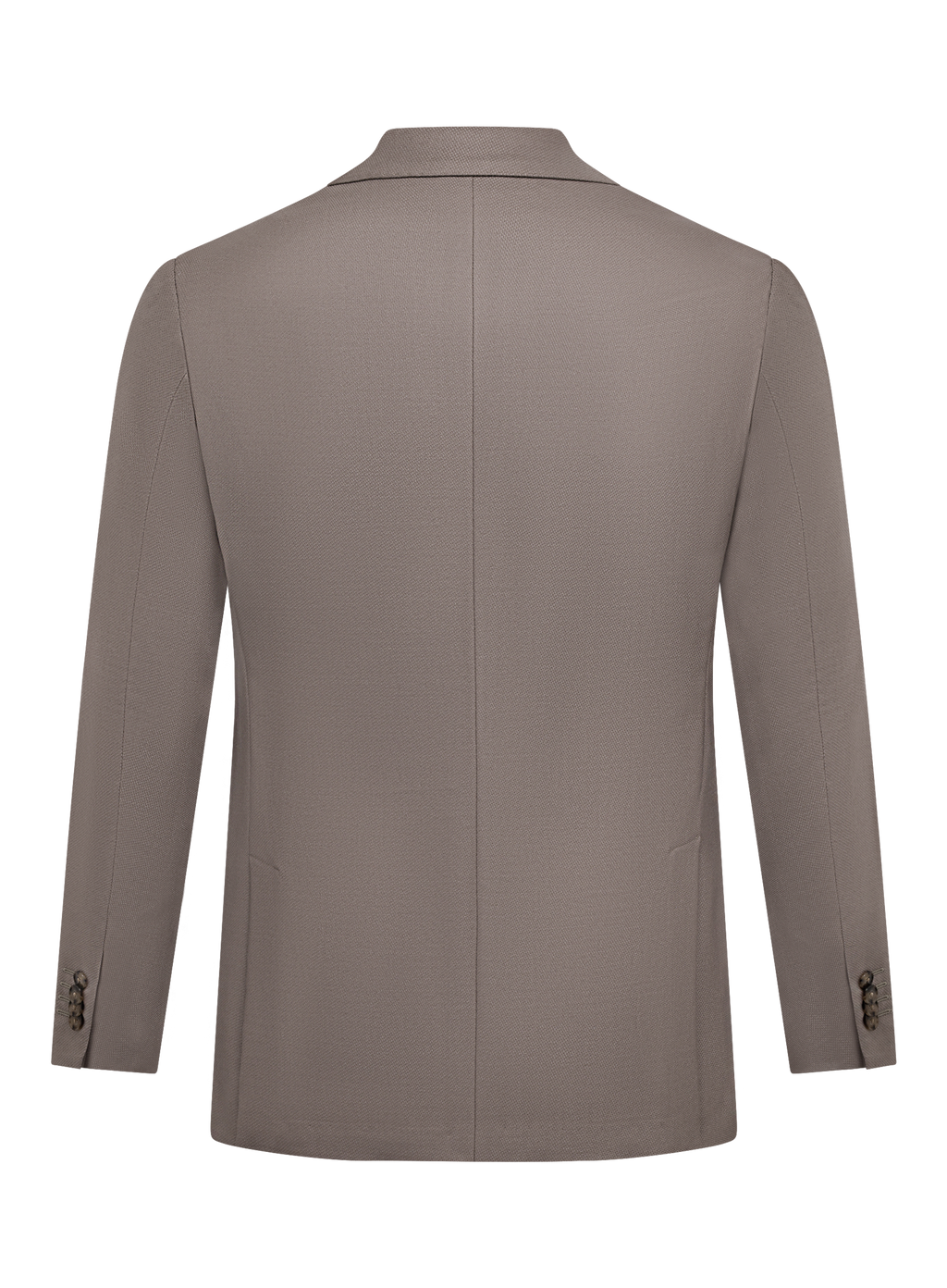 Colbert van wol en zijde | TAUPE