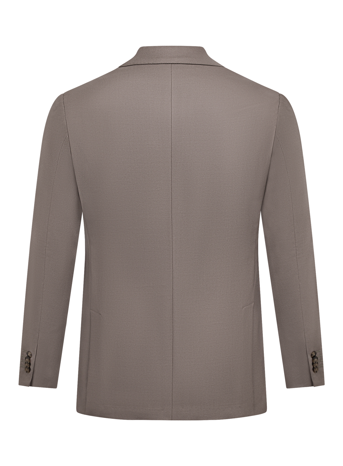 Colbert van wol en zijde | TAUPE