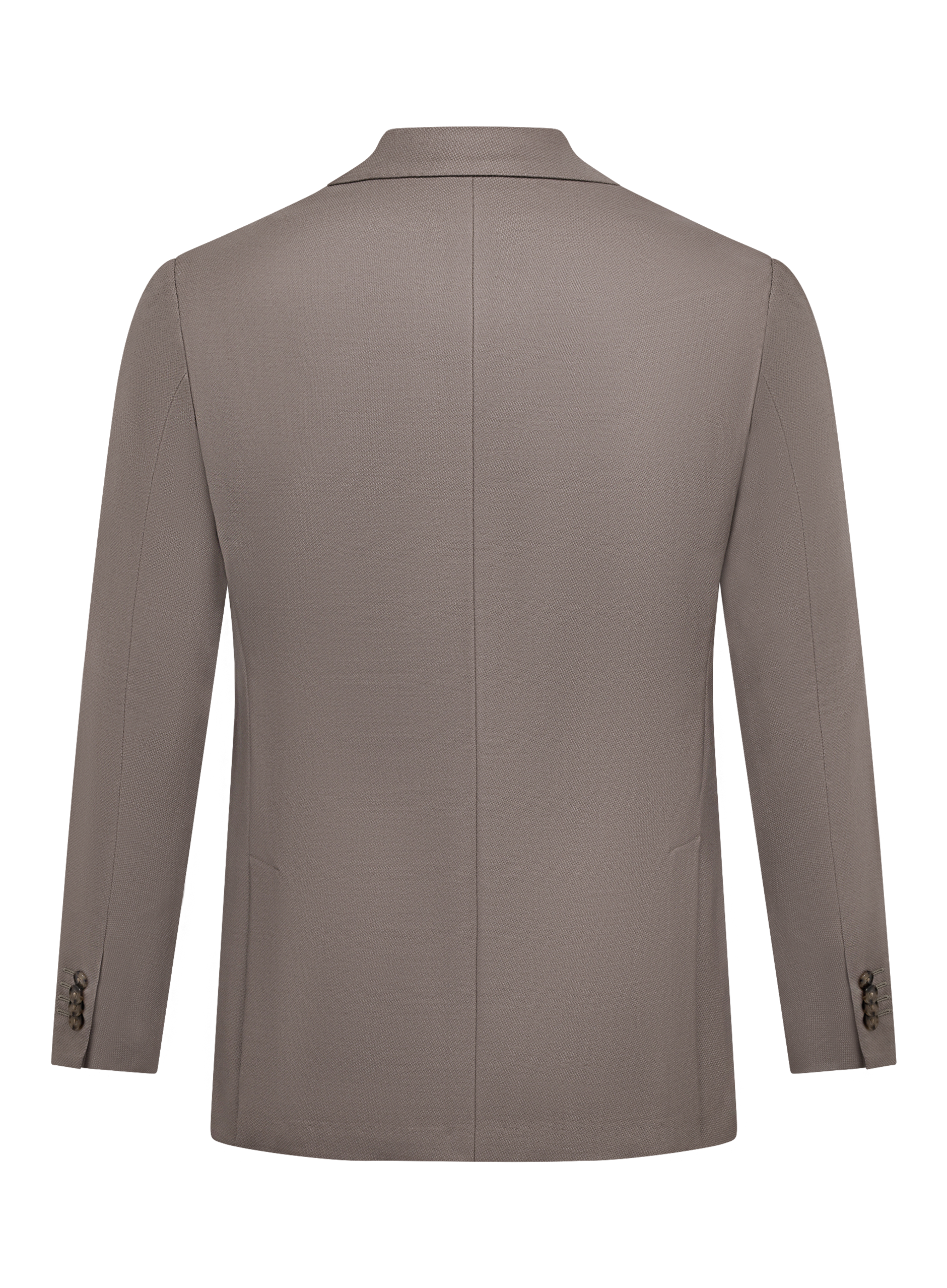 Colbert van wol en zijde | TAUPE