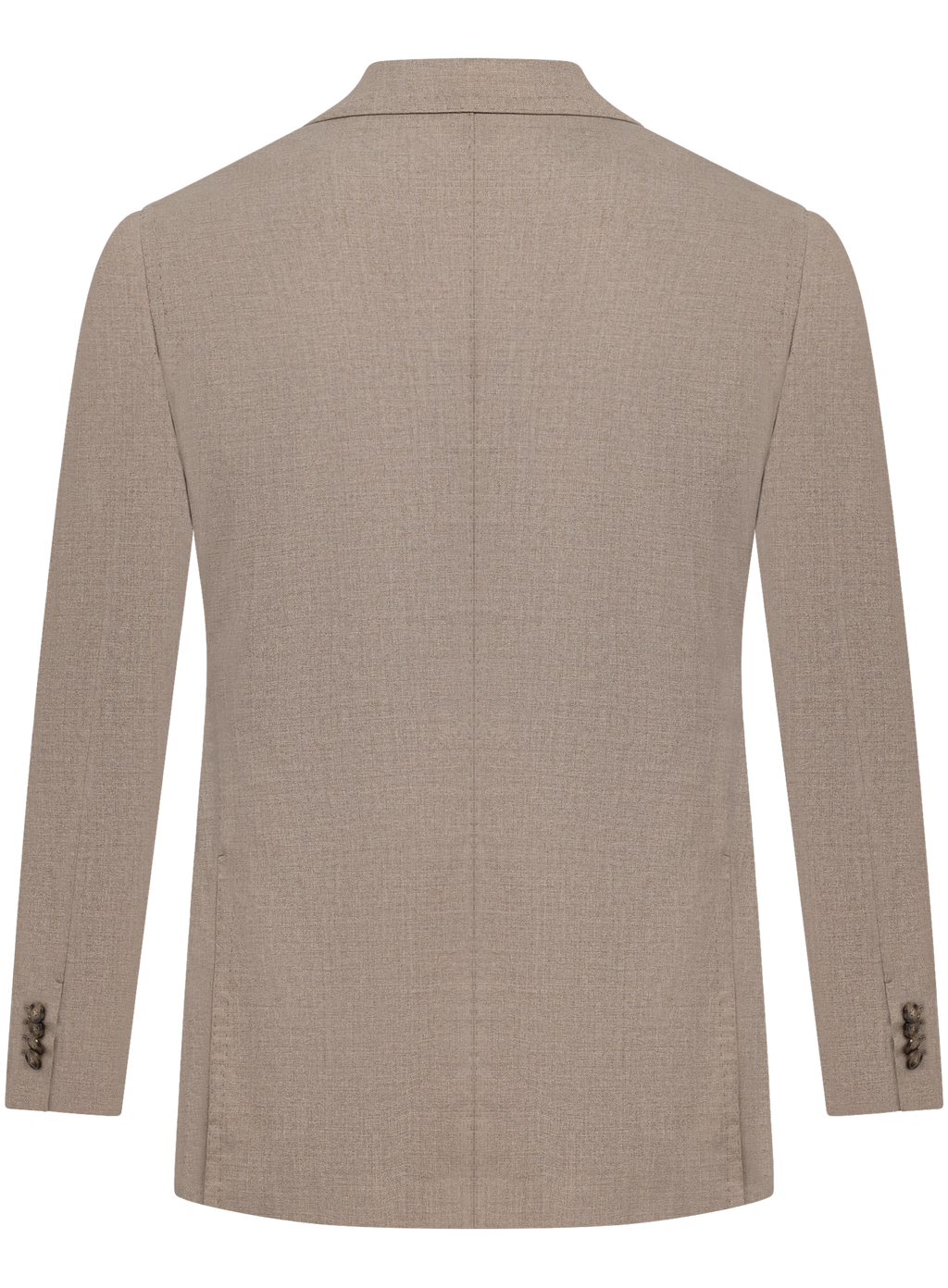 Tweede­lig pak van wol | Beige