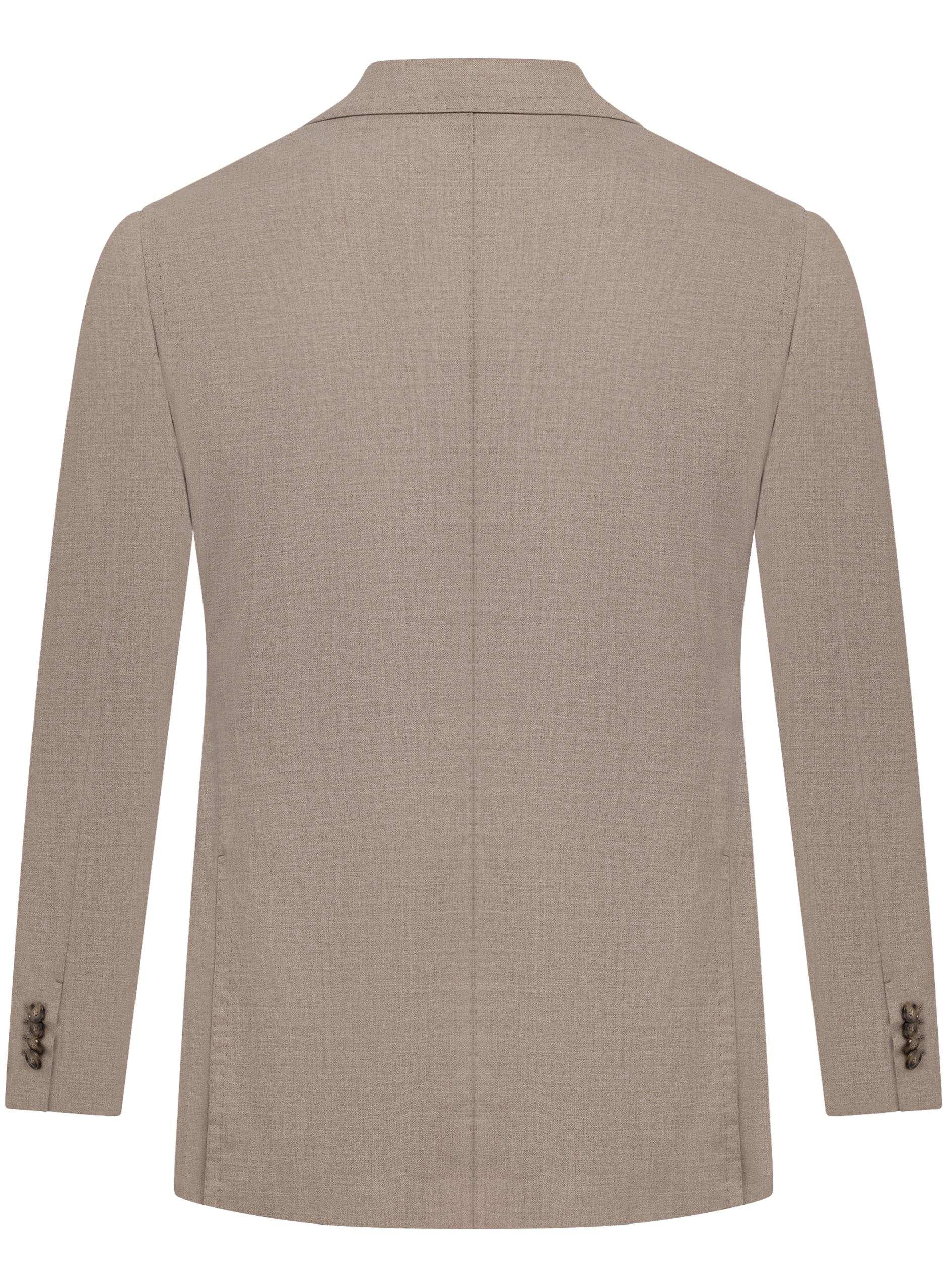 Tweede­lig pak van wol | Beige
