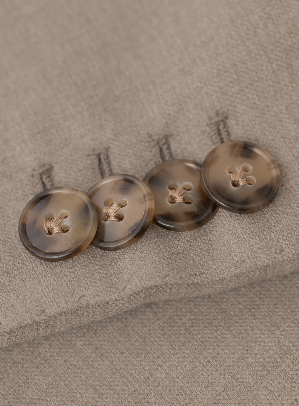 Tweede­lig pak van wol | FULL_WIDTH | Beige