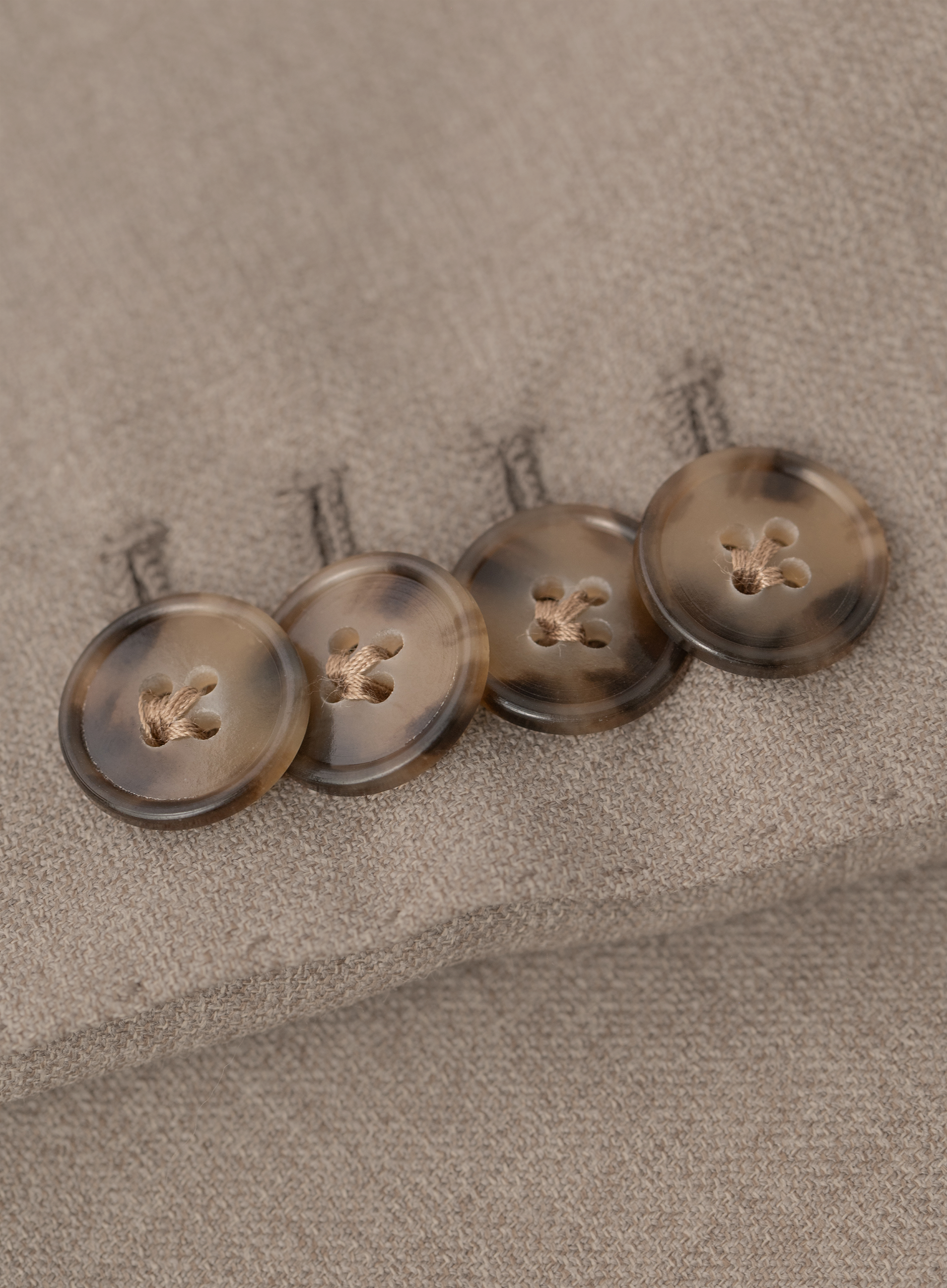 Tweede­lig pak van wol | FULL_WIDTH | Beige