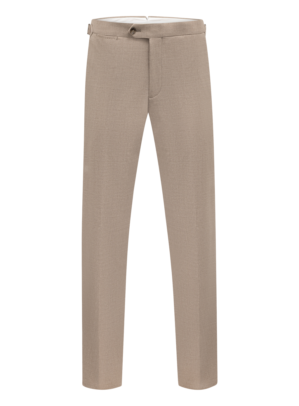 Tweede­lig pak van wol | Beige