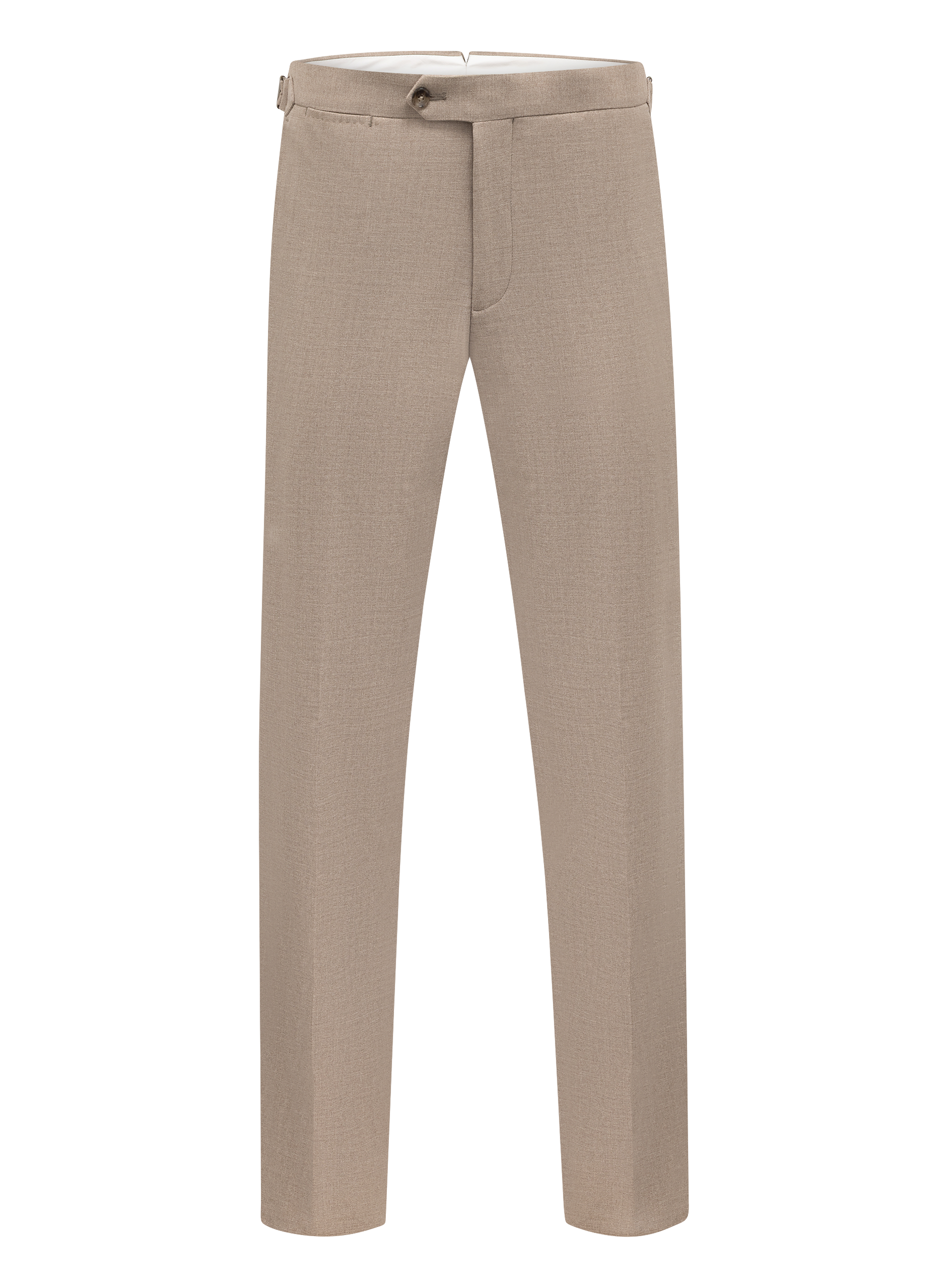 Tweede­lig pak van wol | Beige