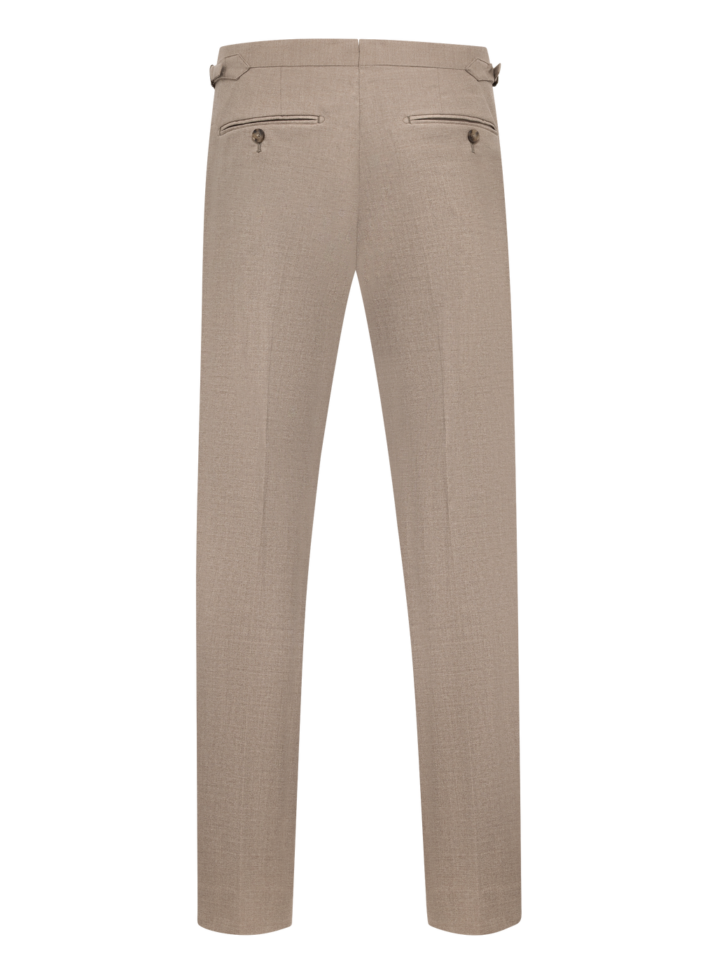 Tweede­lig pak van wol | Beige