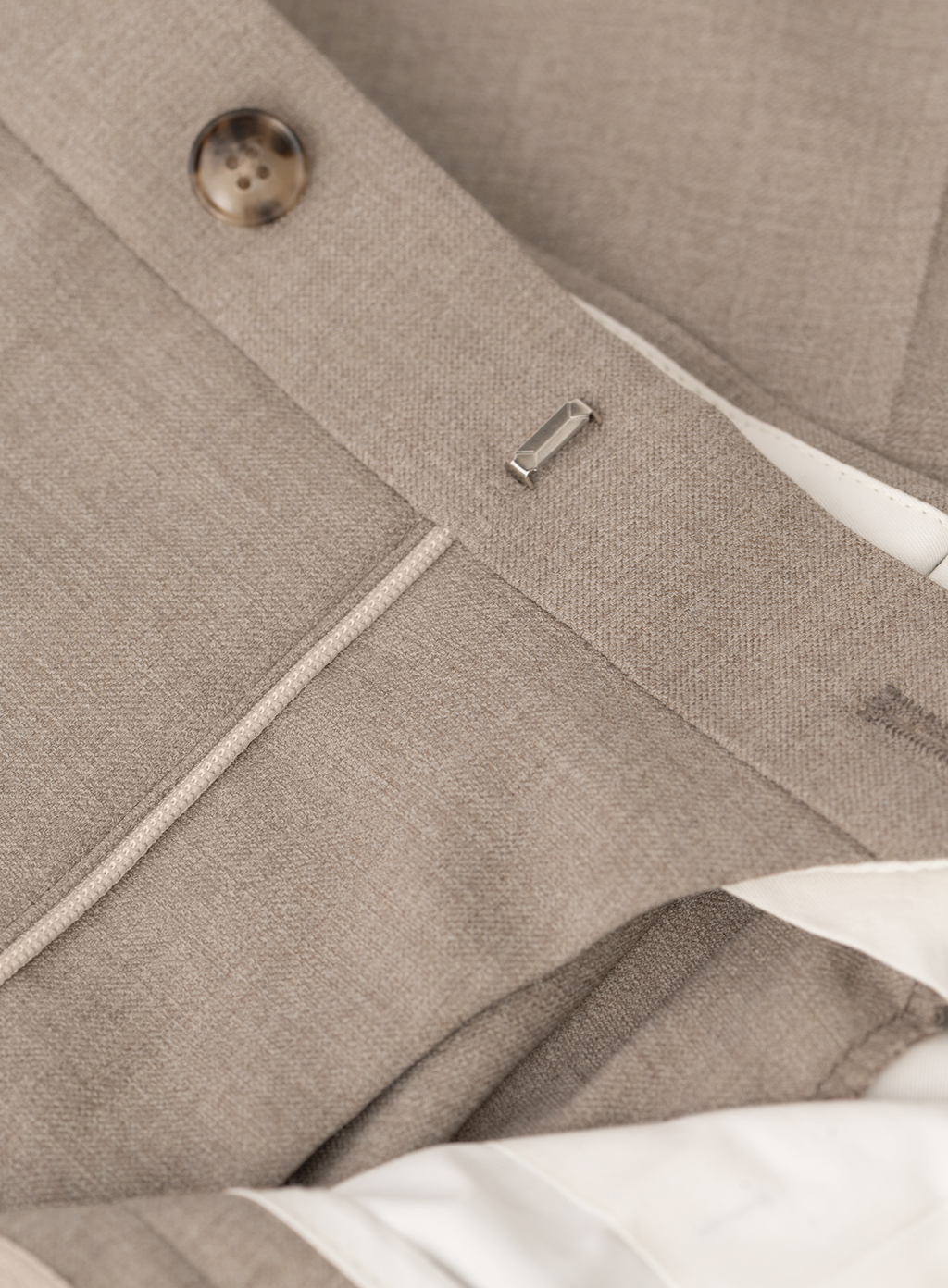 Tweede­lig pak van wol | FULL_WIDTH | Beige