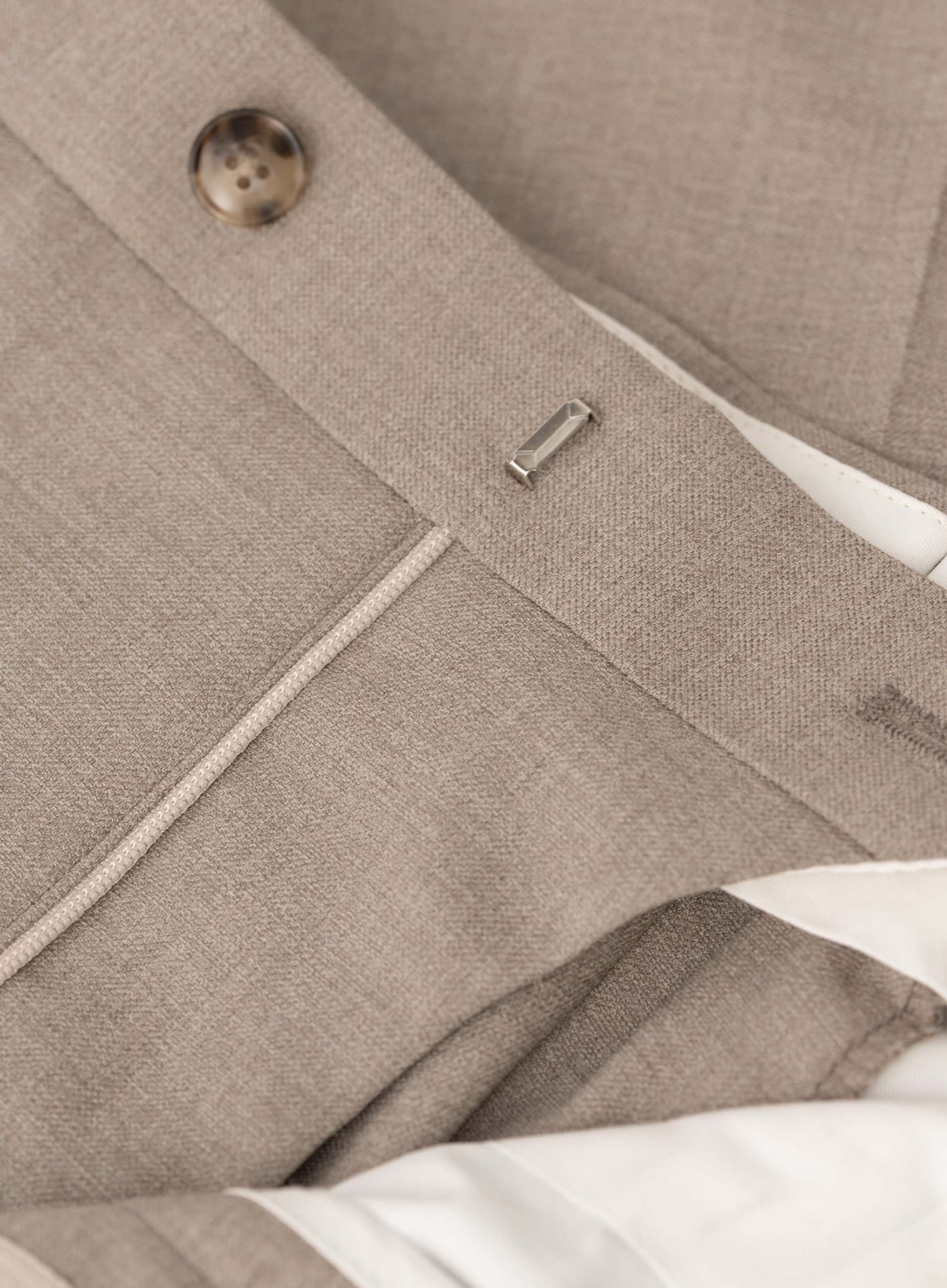 Tweede­lig pak van wol | FULL_WIDTH | Beige