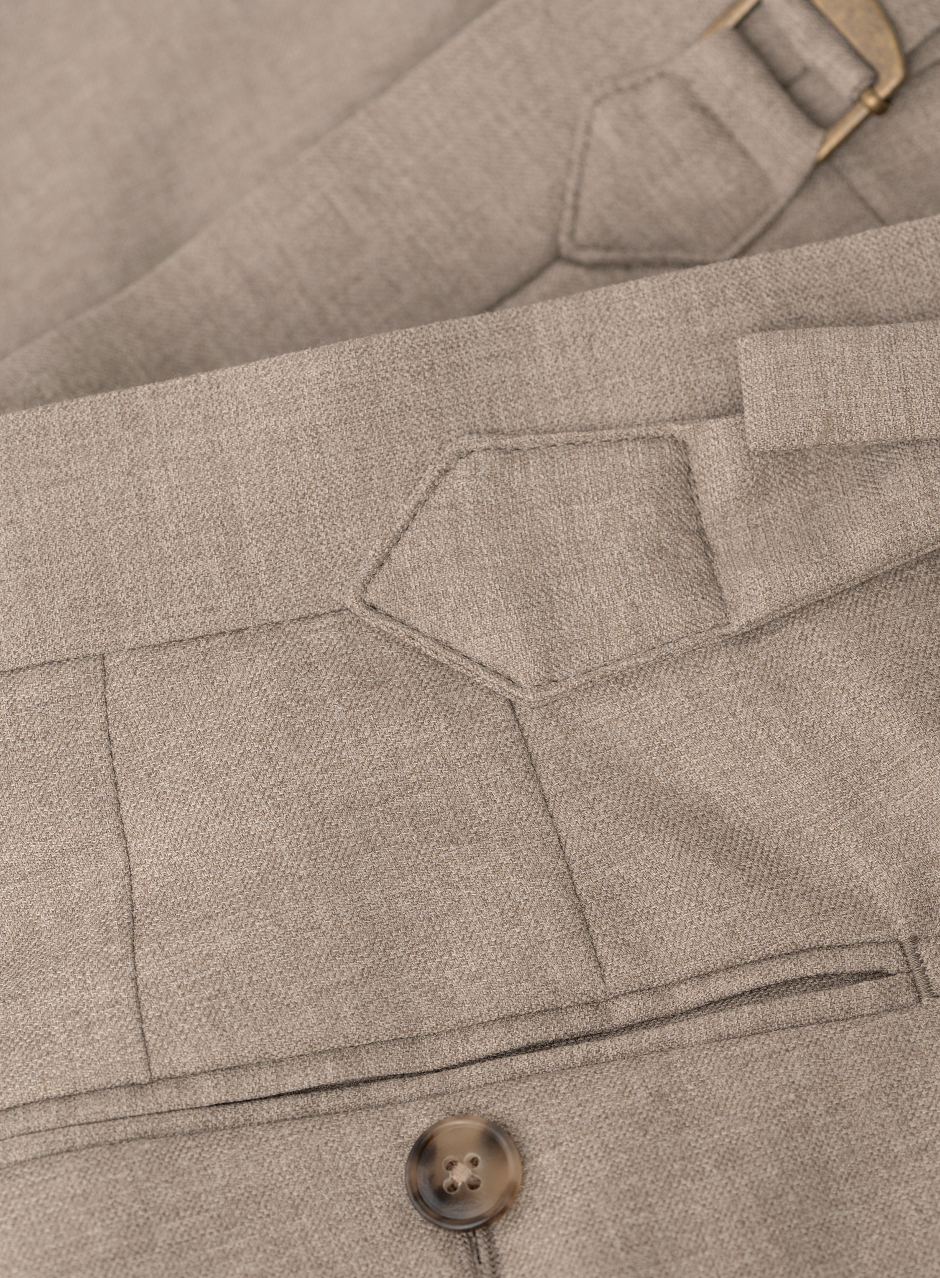 Tweede­lig pak van wol | FULL_WIDTH | Beige