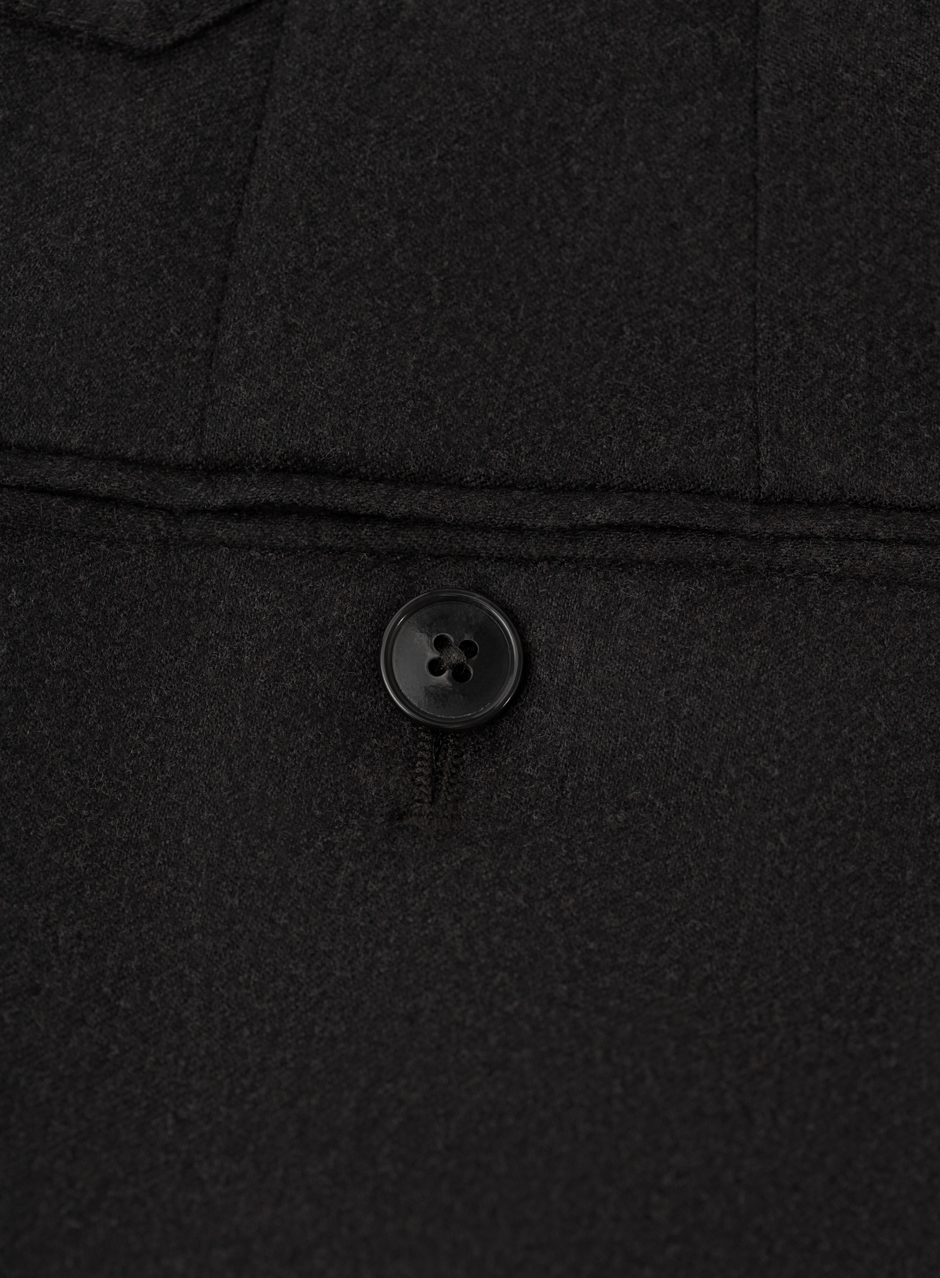 Bandplooi pantalon van wol met zijspanners | FULL_WIDTH | D.Bruin