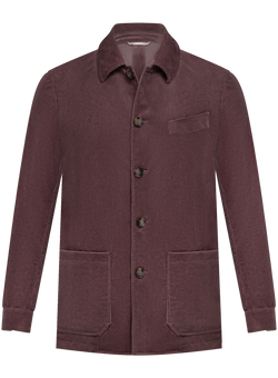 Overshirt uomo in cotone stretch | OUD ROZE