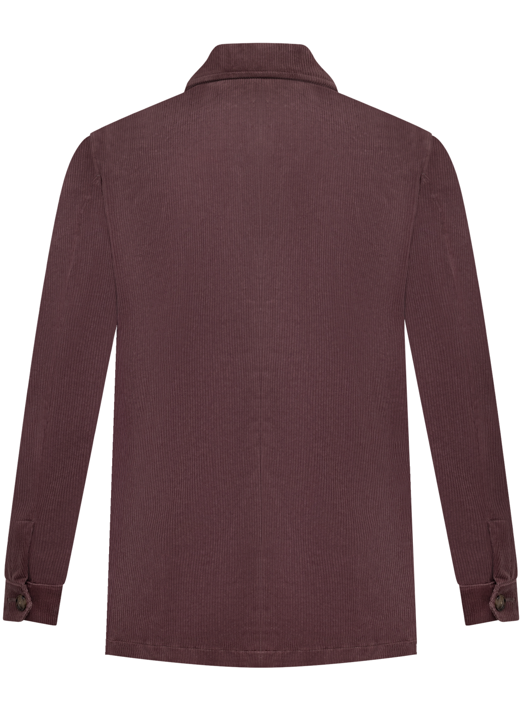 Corduroy overshirt van katoen | OUD ROZE