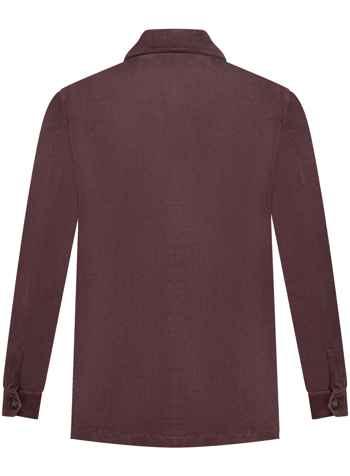 Corduroy overshirt van katoen | OUD ROZE