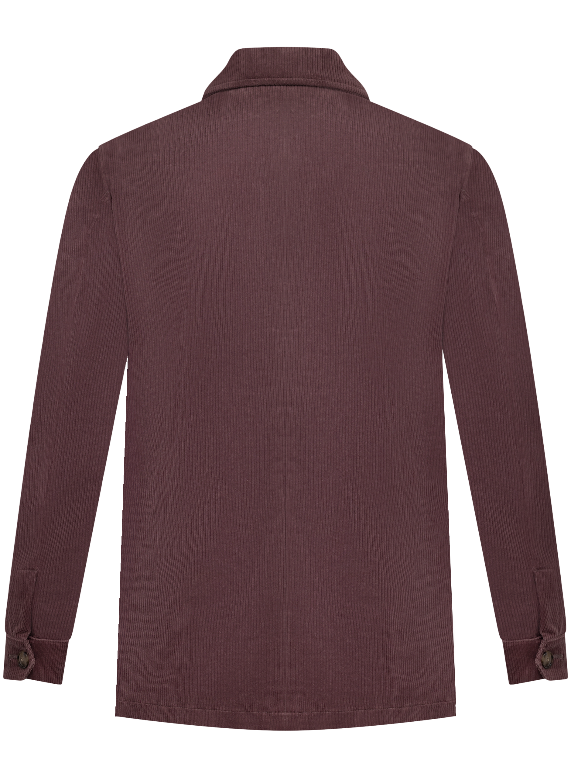 Corduroy overshirt van katoen | OUD ROZE
