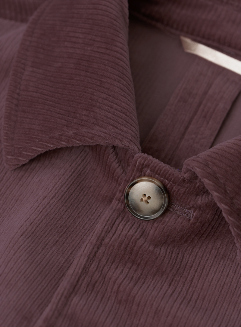 Corduroy overshirt van katoen | FULL_WIDTH | OUD ROZE