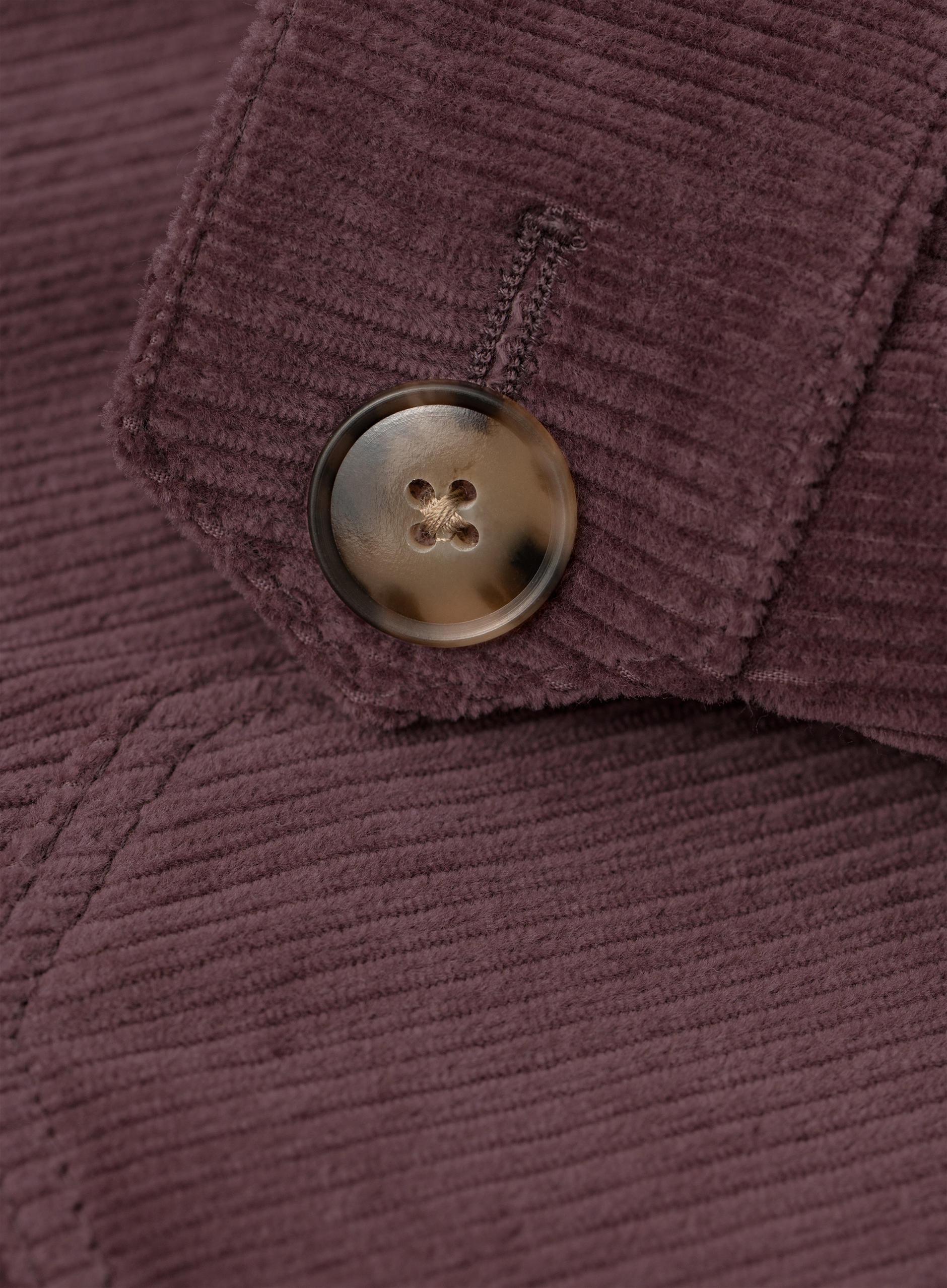 Corduroy overshirt van katoen | FULL_WIDTH | OUD ROZE