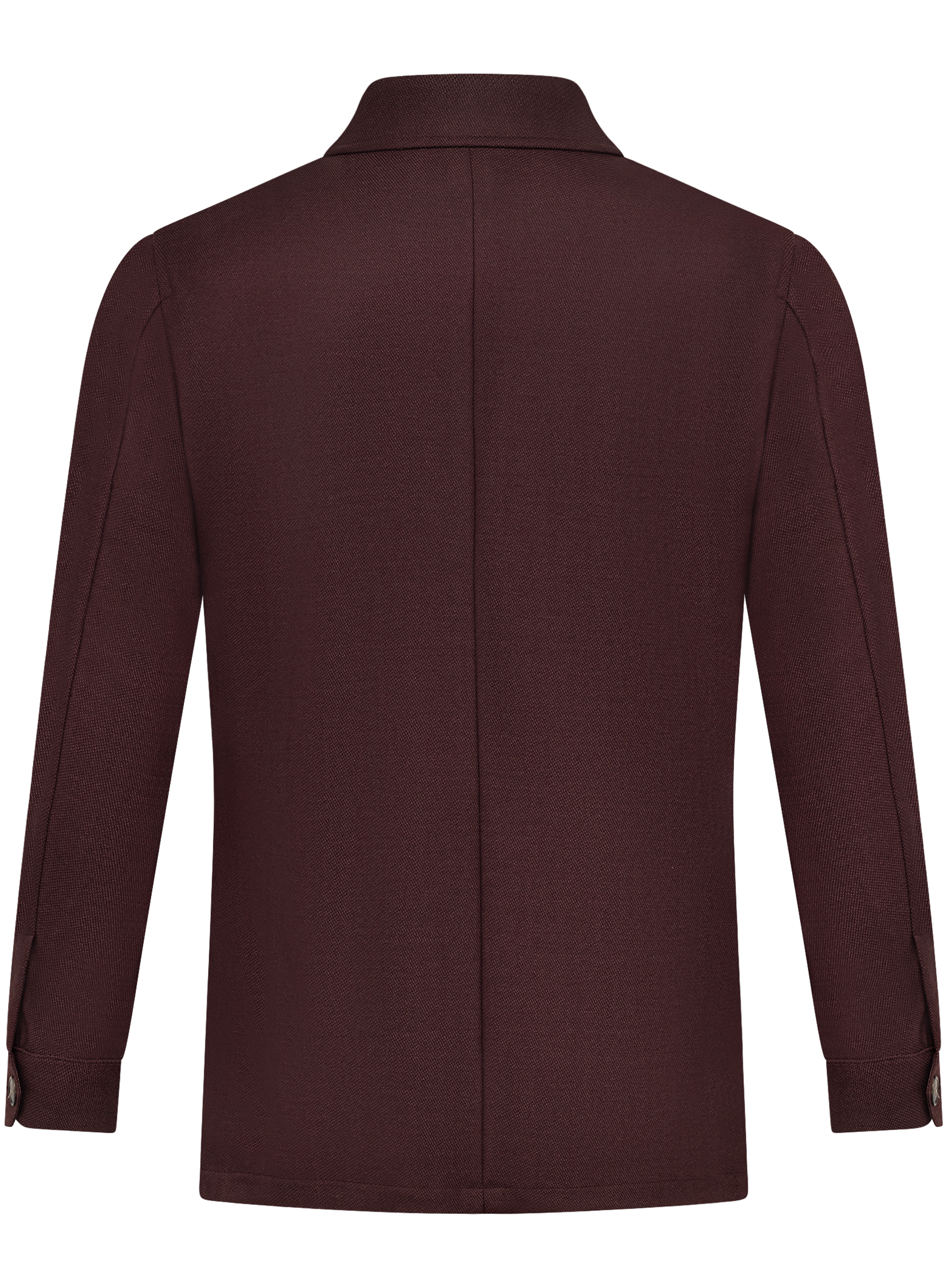 Overshirt van wol en zijde | DARK BORDEAUX