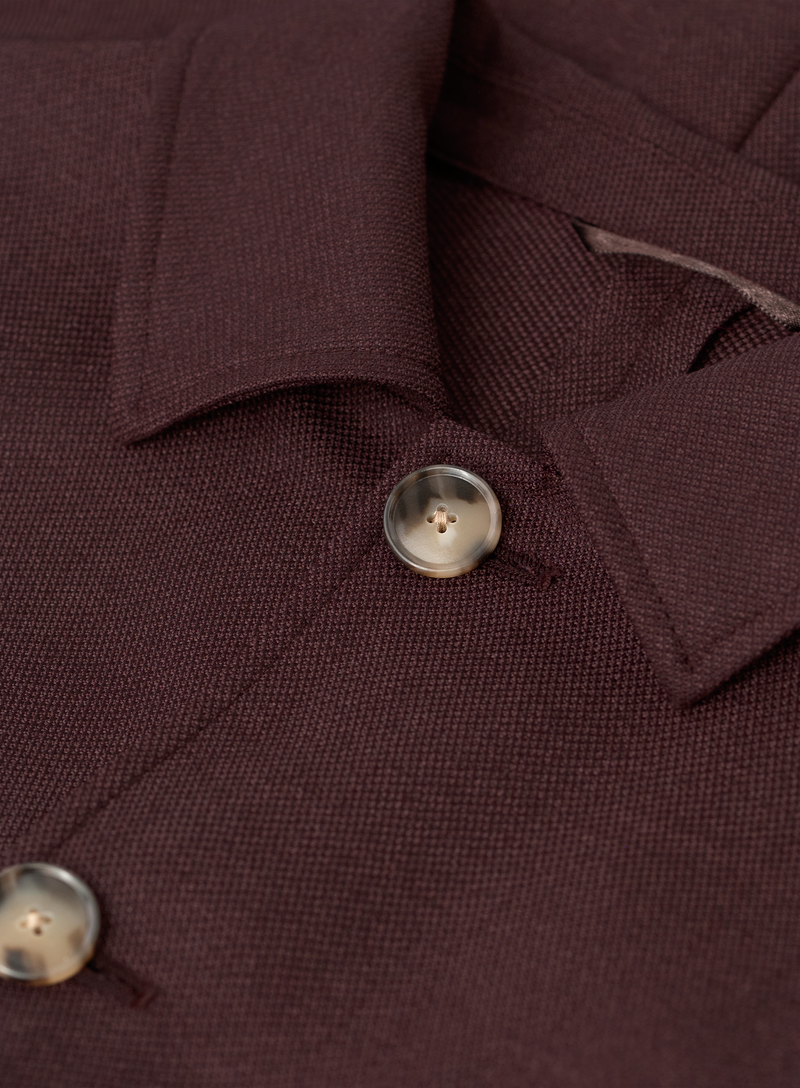 Overshirt van wol en zijde | FULL_WIDTH | DARK BORDEAUX