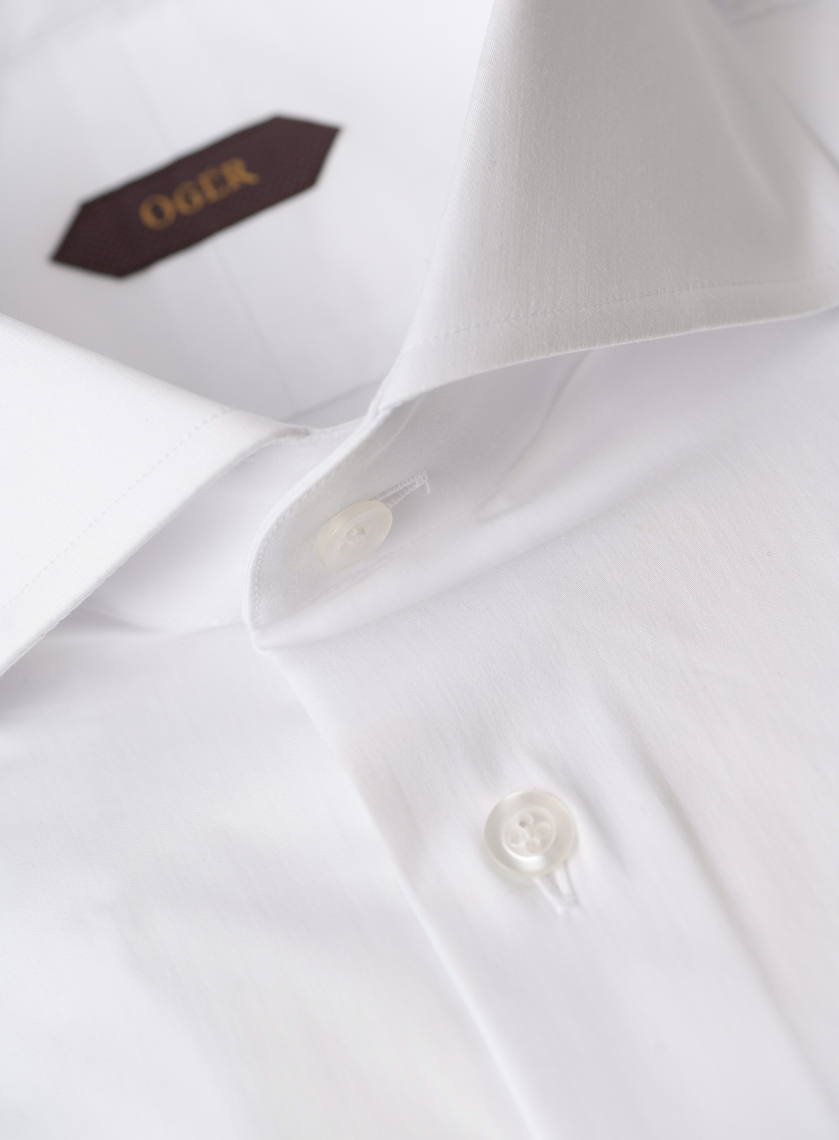 Overhemd in katoen stretch | FULL_WIDTH | Wit