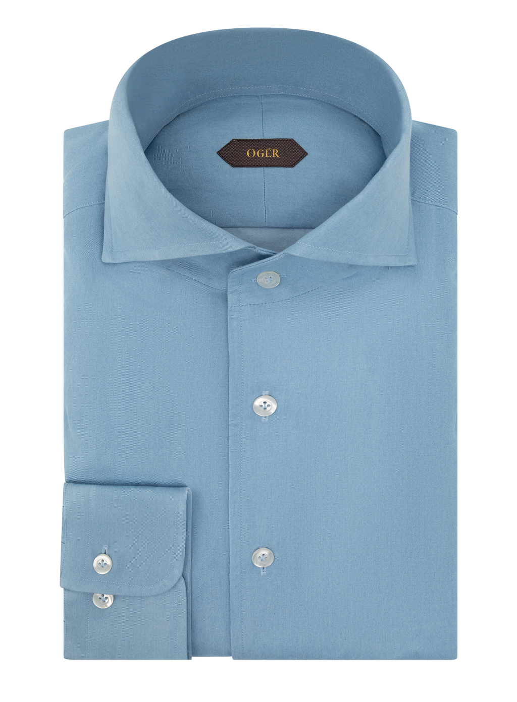 Denim overhemd van katoen | LGHT BLUE DENIM