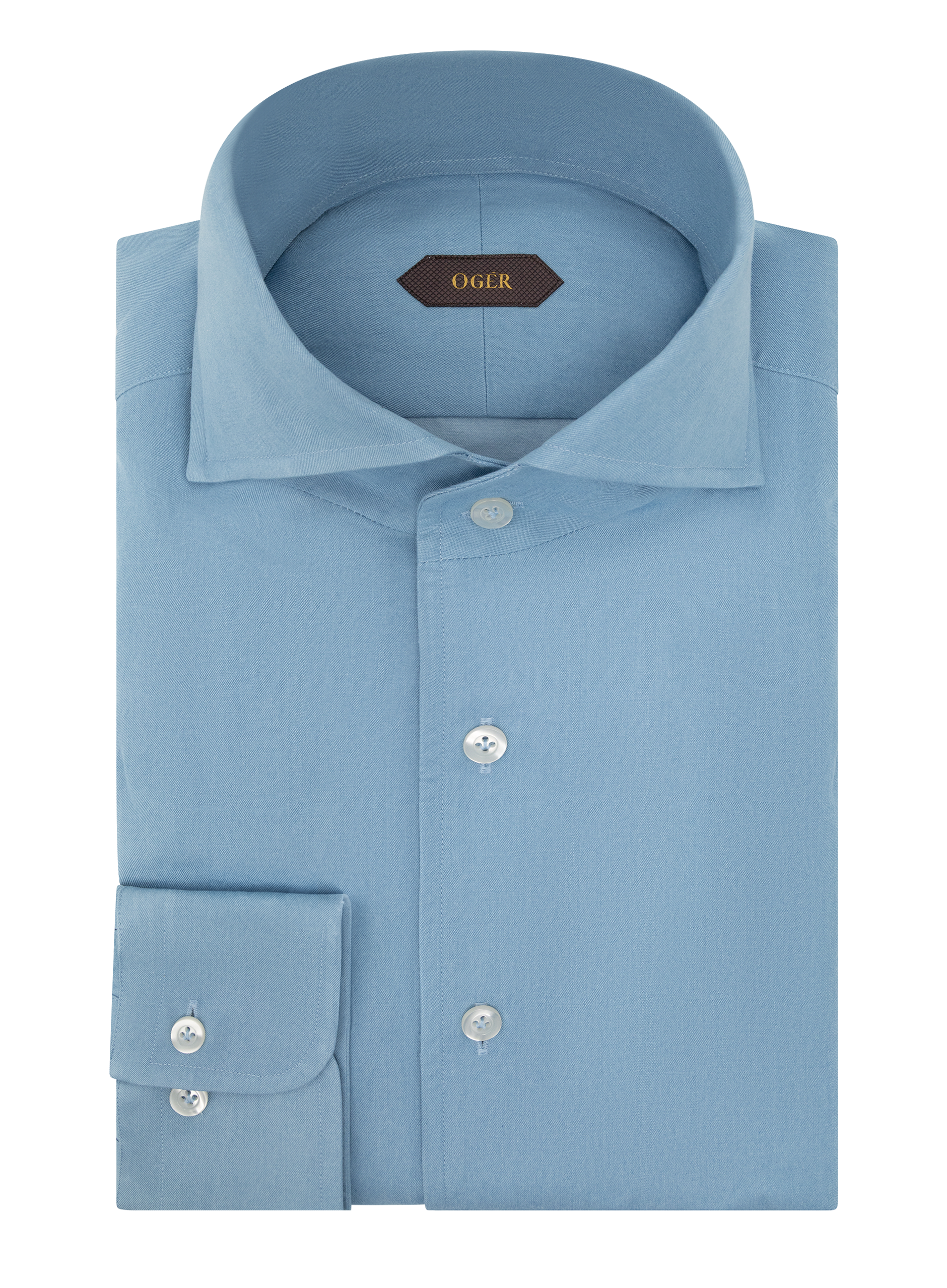 Denim overhemd van katoen | LGHT BLUE DENIM