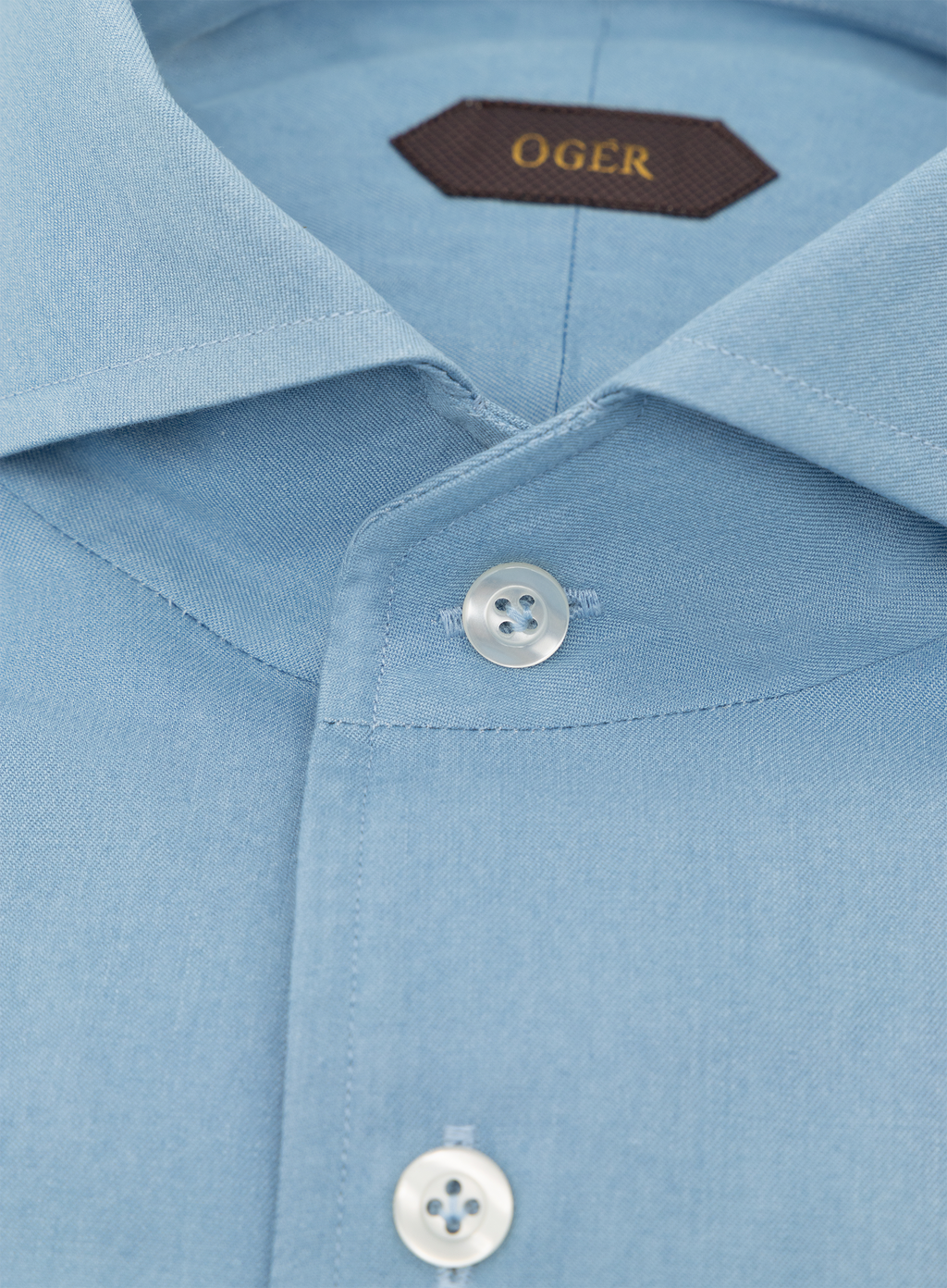 Denim overhemd van katoen | FULL_WIDTH | LGHT BLUE DENIM