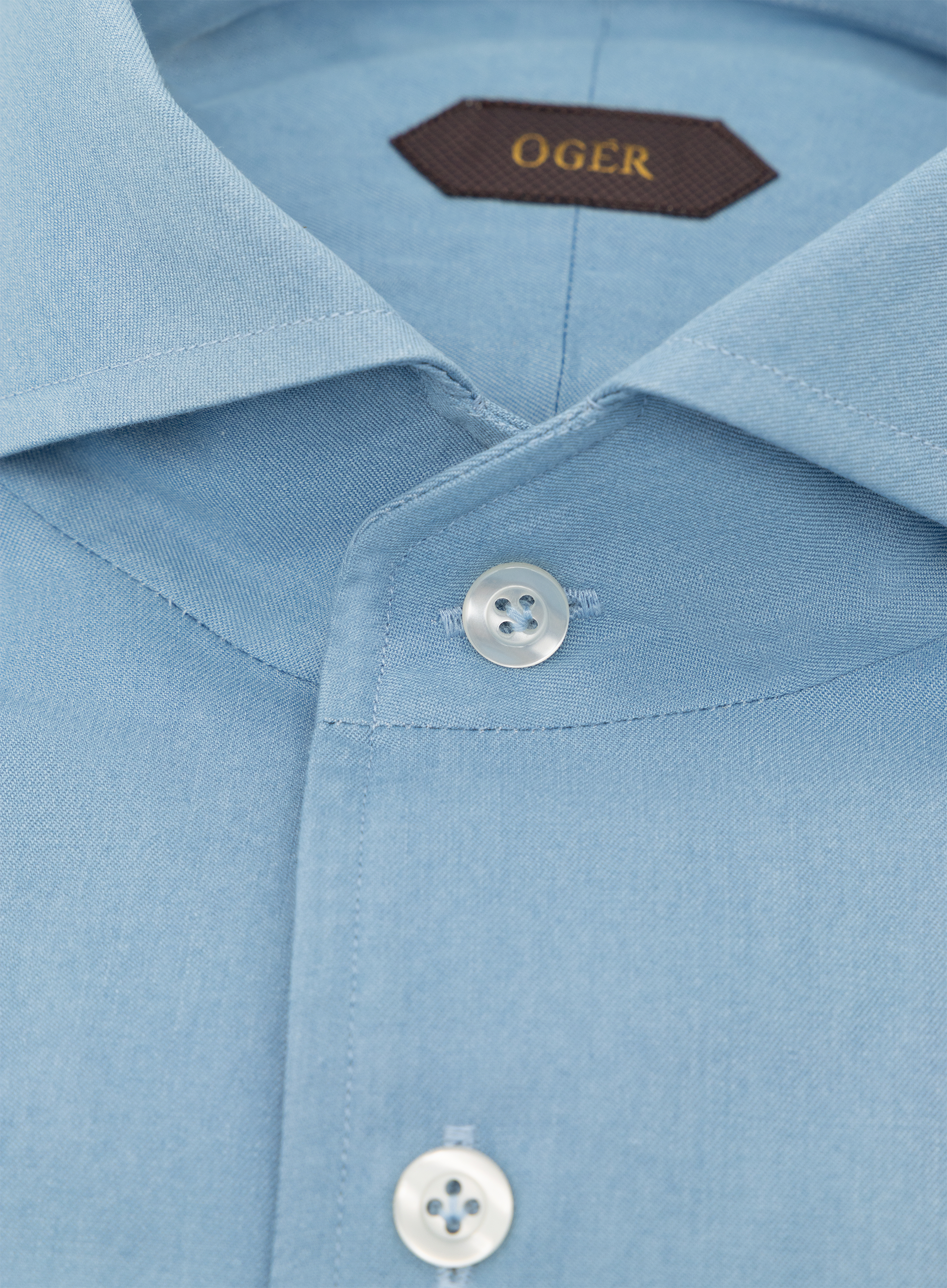 Denim overhemd van katoen | FULL_WIDTH | LGHT BLUE DENIM