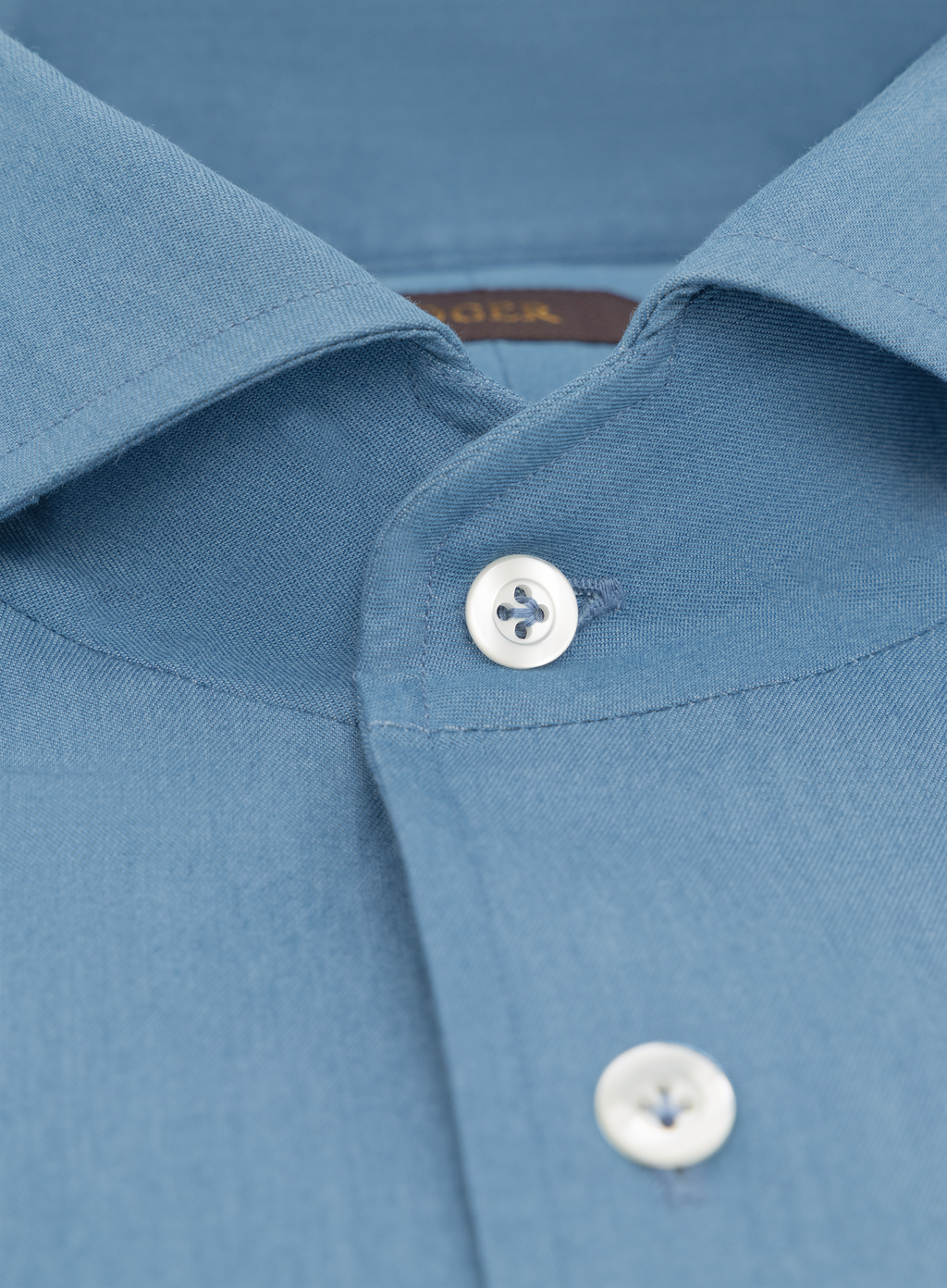Denim overhemd van katoen | FULL_WIDTH | DARK.BLUE DENIM