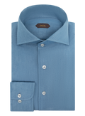 Denim overhemd van katoen | DARK.BLUE DENIM