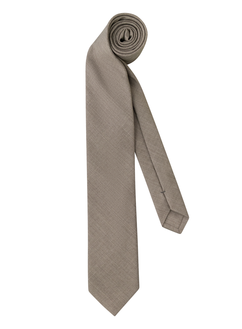 Stropdas van wol met verfijnde structuur | TAUPE BEIGE