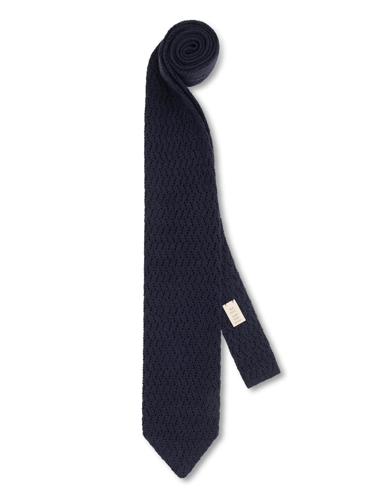 Stropdas in wol | BLUE NAVY
