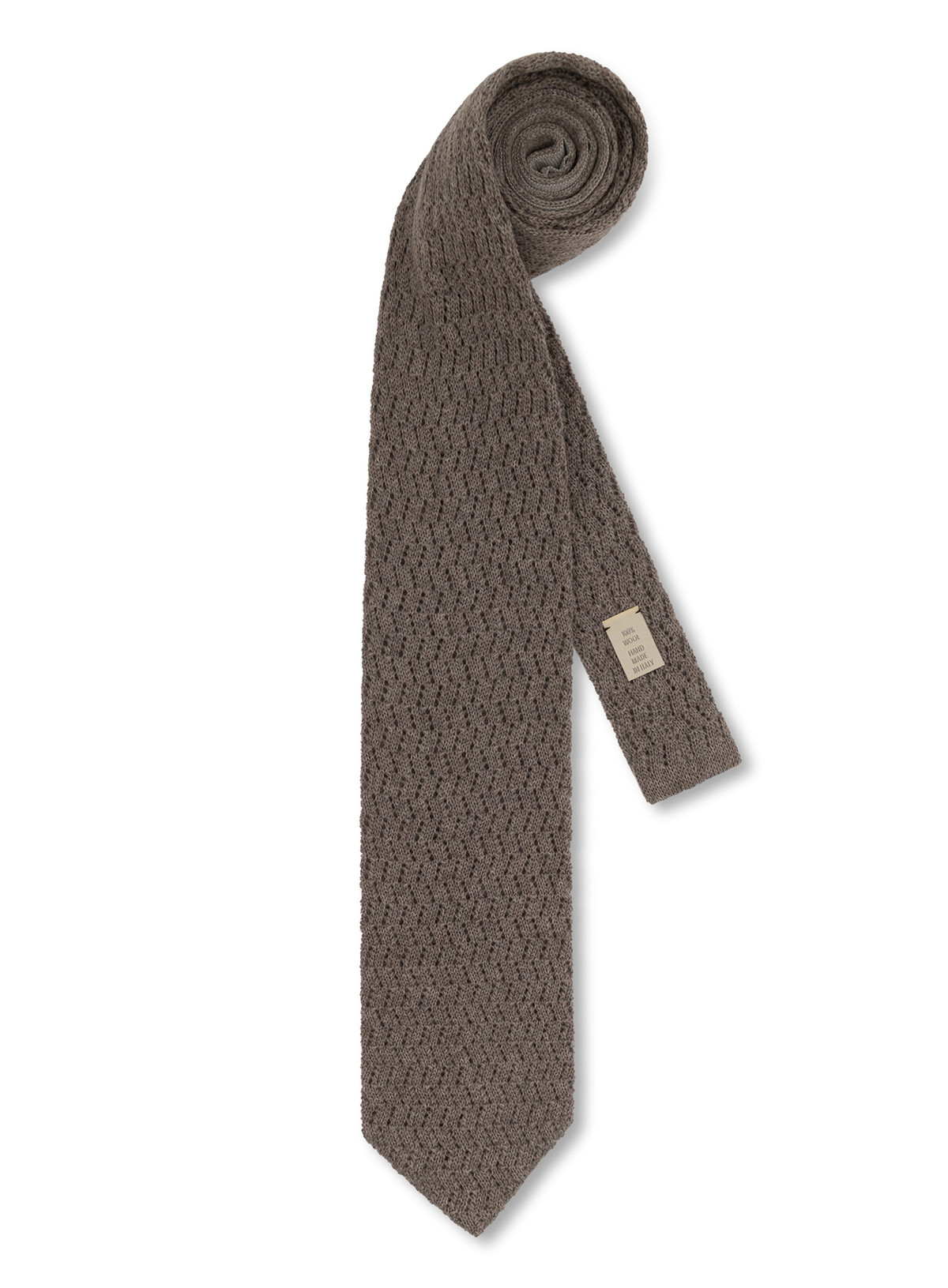 Stropdas in wol | Beige