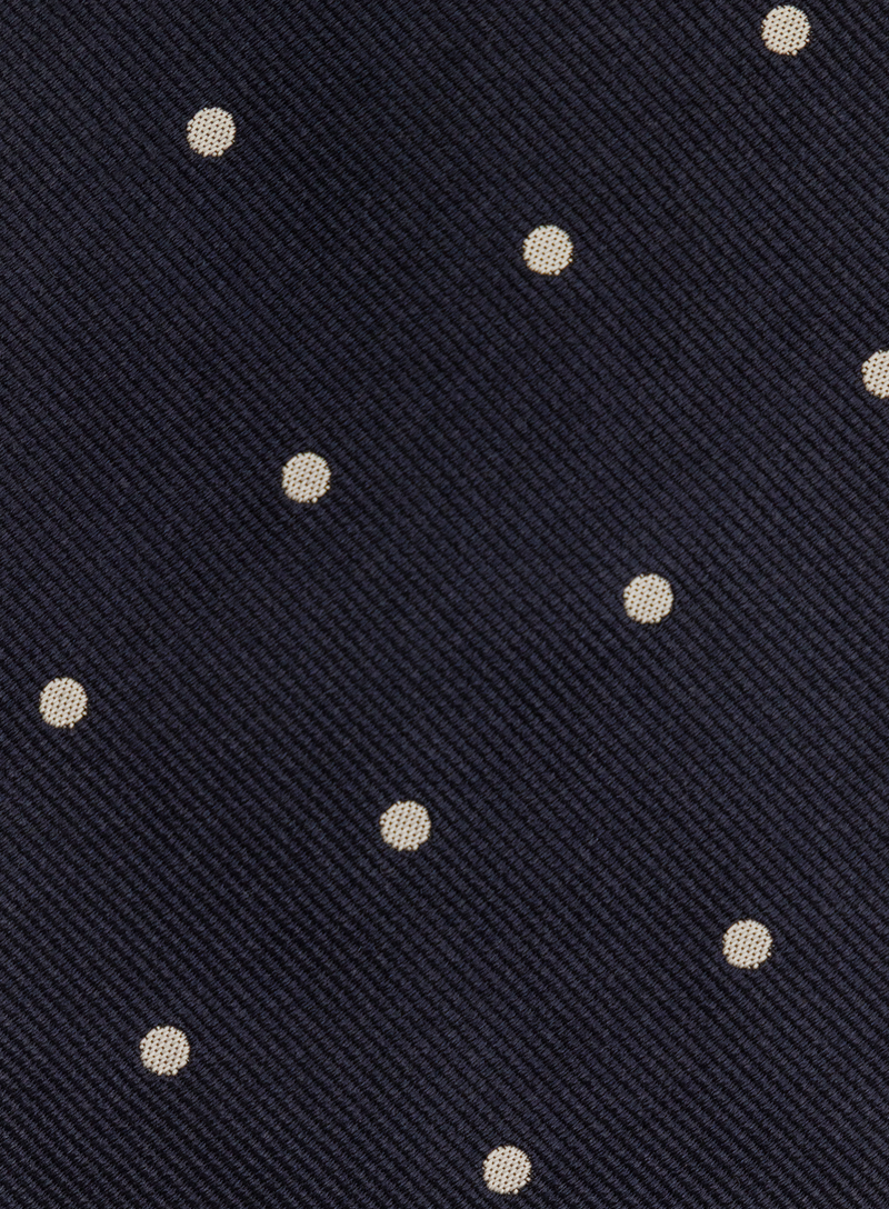Stropdas in zijde | FULL_WIDTH | BLUE NAVY 