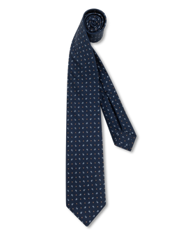 Stropdas in zijde | BLUE NAVY